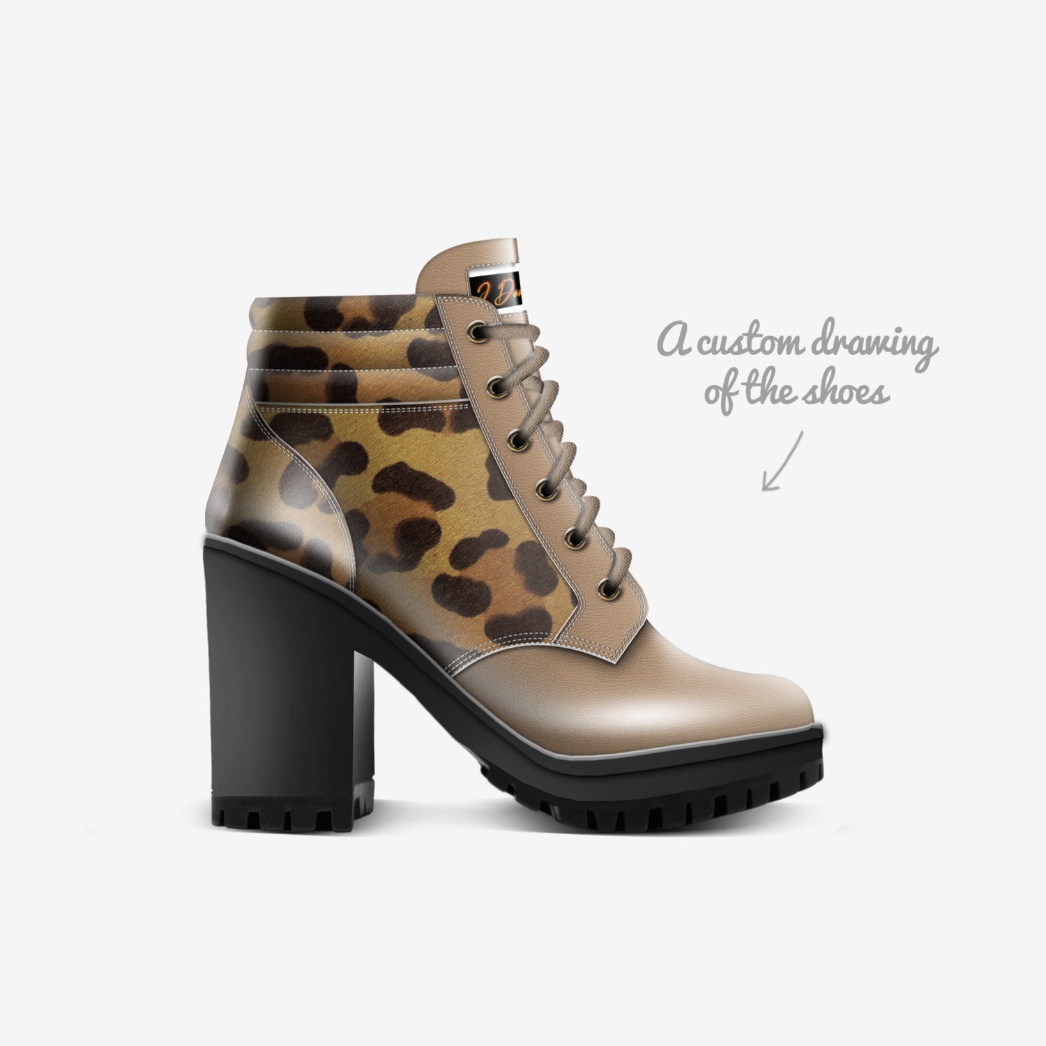 J Denard  custom made in Italy shoes by Jarrod Dixon | Sketch view