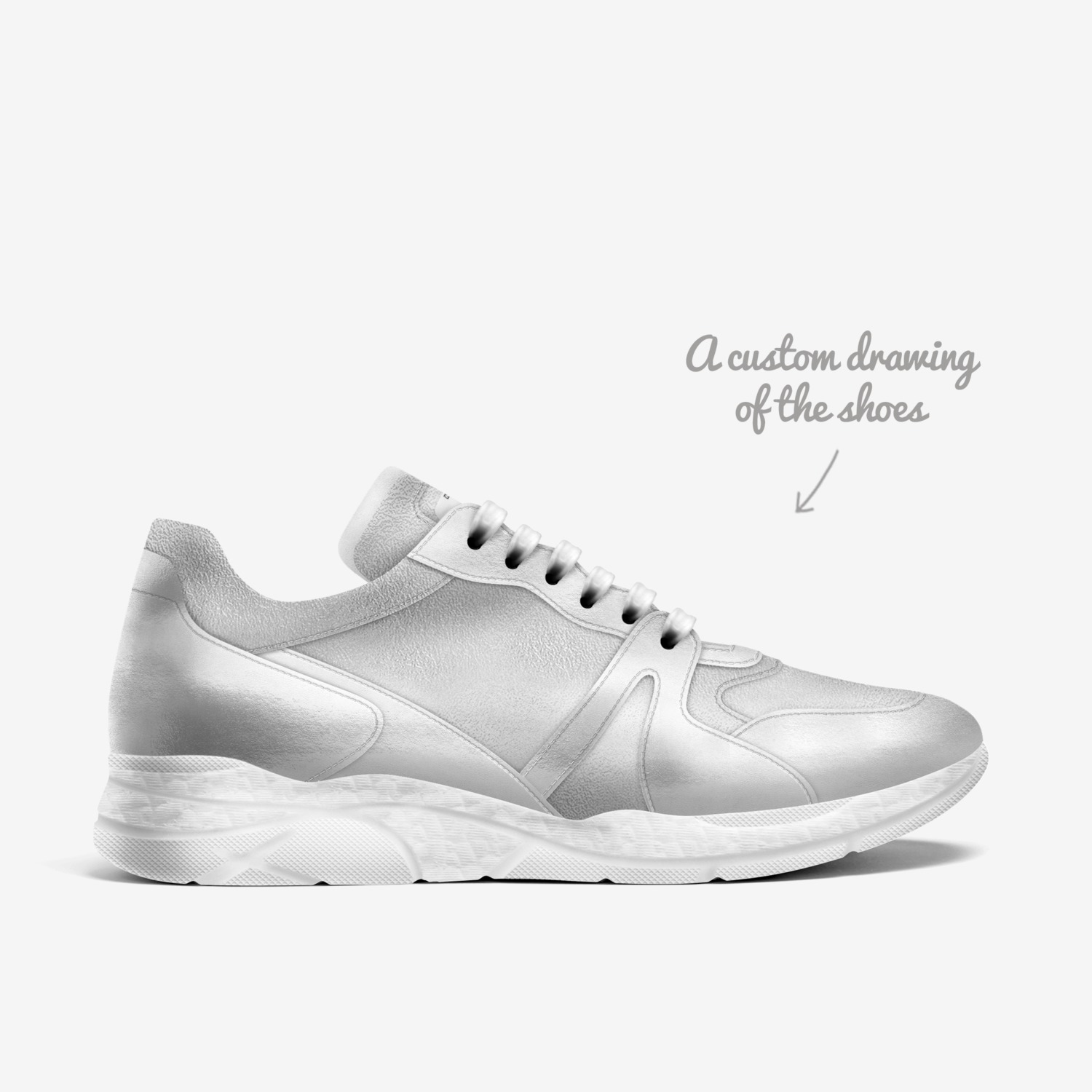 ZEN SOLE custom made in Italy shoes by Akeem Steele | Sketch view