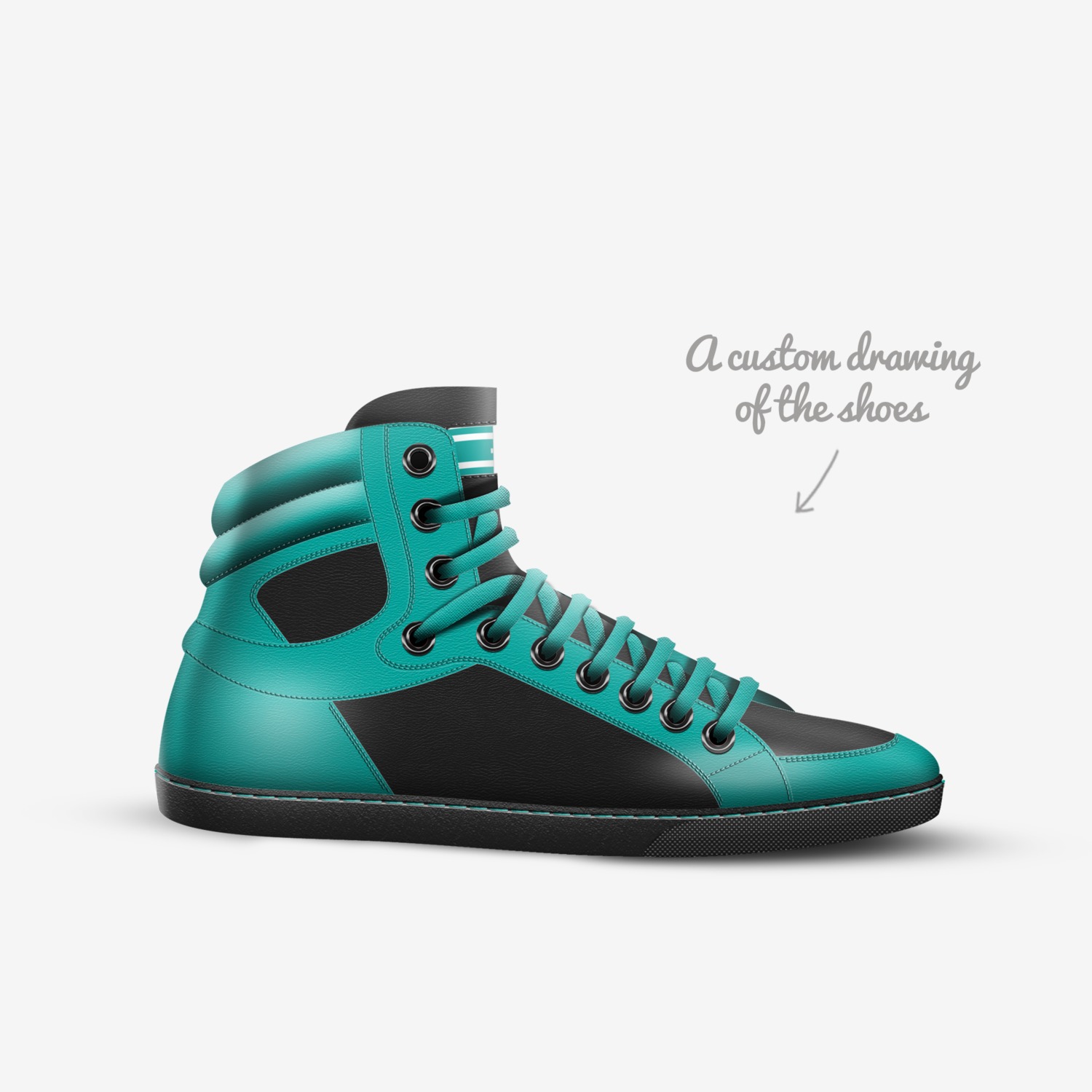 shayla custom made in Italy shoes by Jashayla Underwood | Sketch view