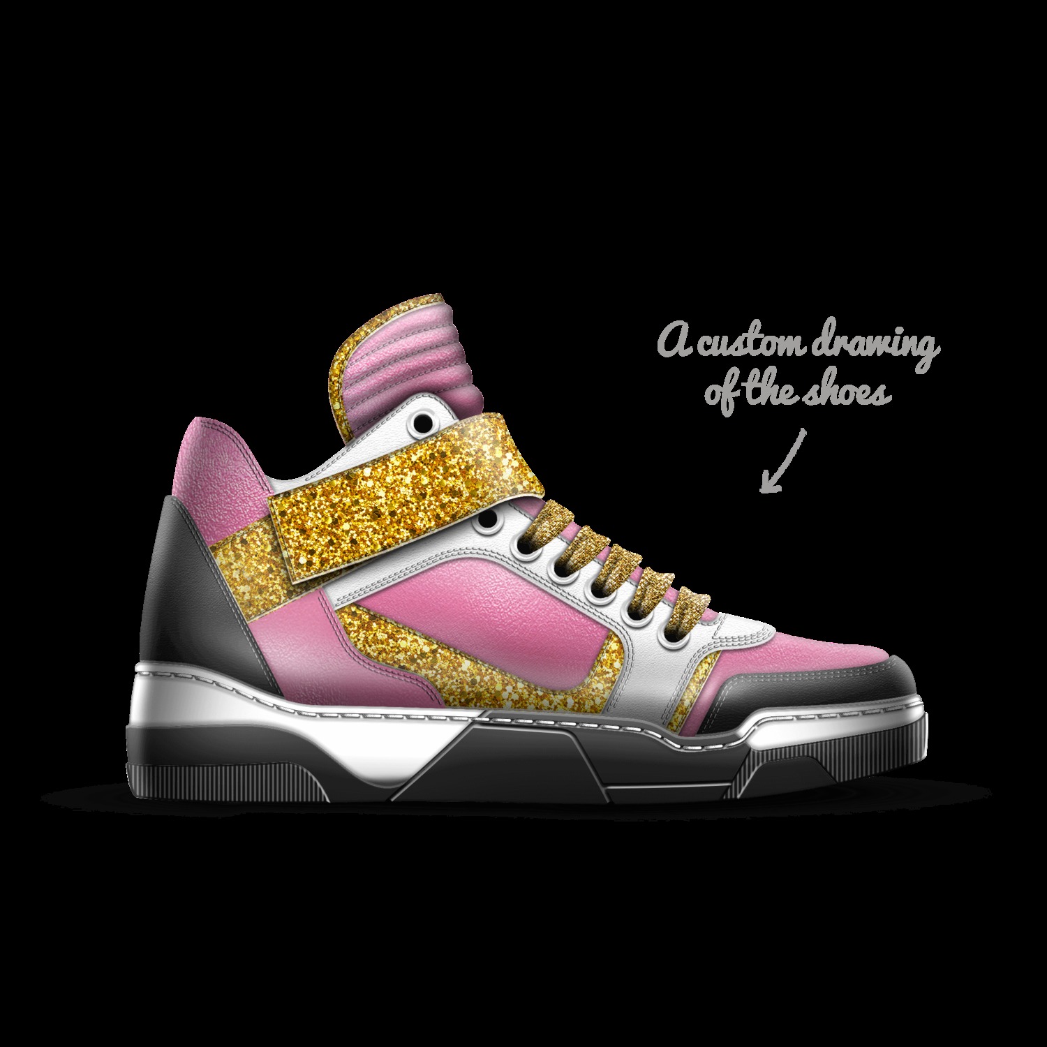 Glitter bomb shoes sale