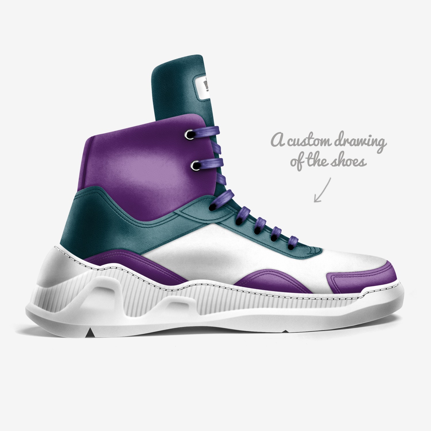 new editions custom made in Italy shoes by Michael Williams | Sketch view