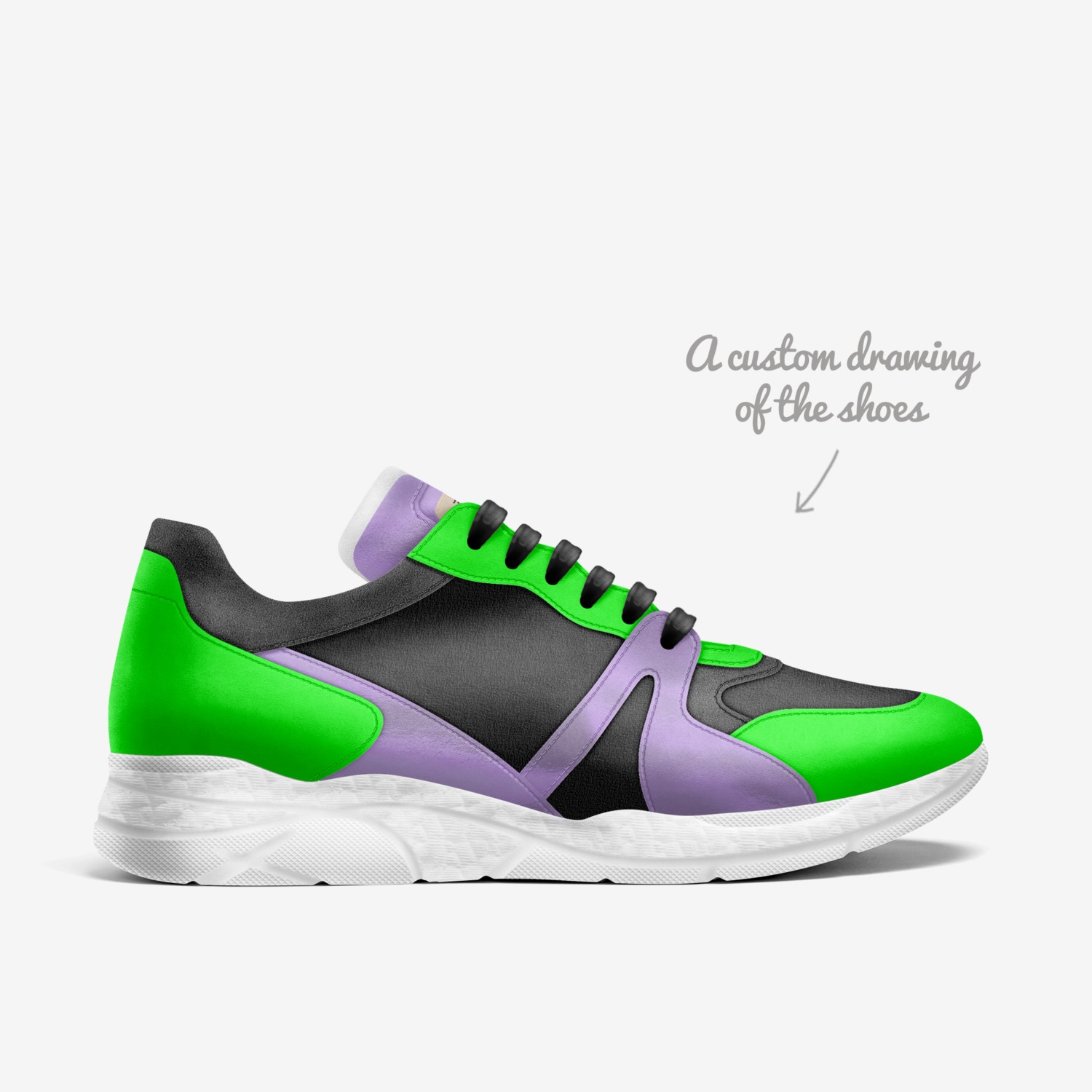 ZEN SOLE custom made in Italy shoes by Akeem Steele | Sketch view
