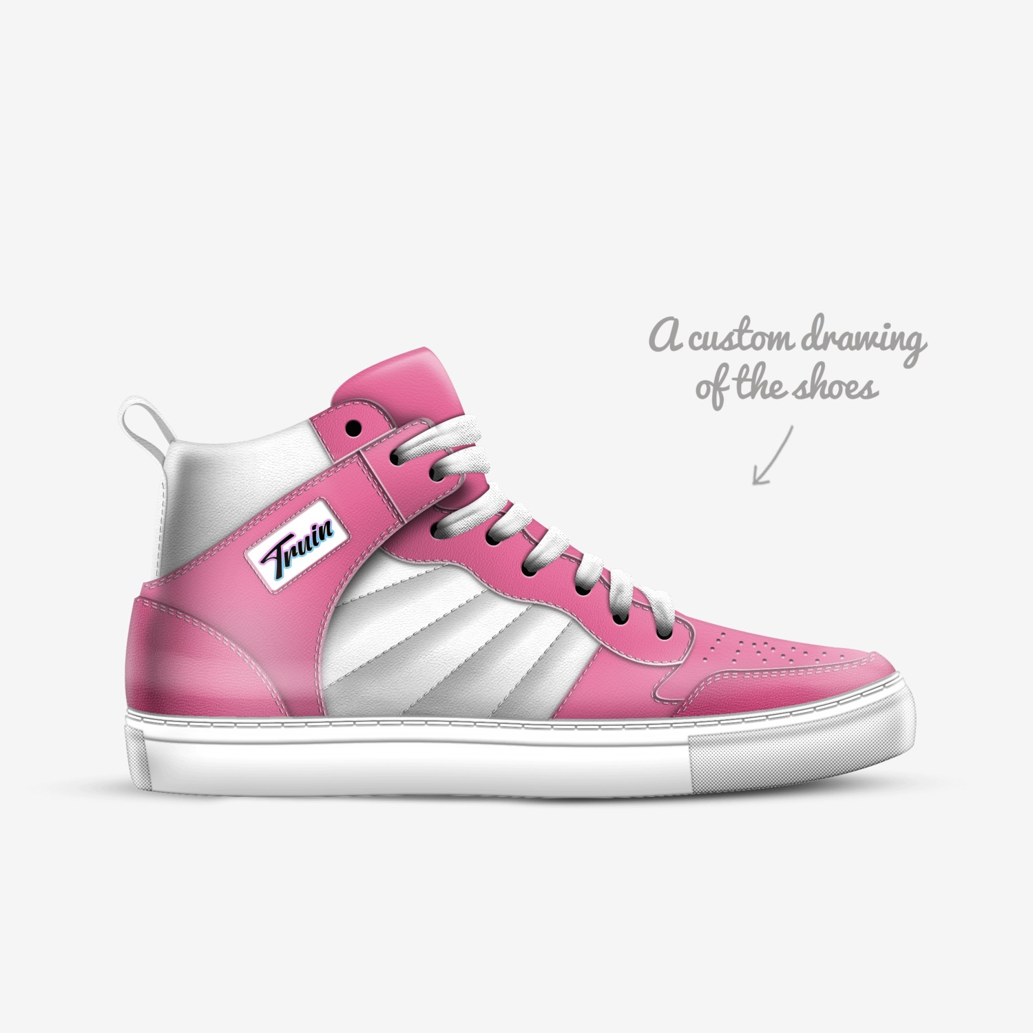 Truin custom made in Italy shoes by Paul Truin | Sketch view