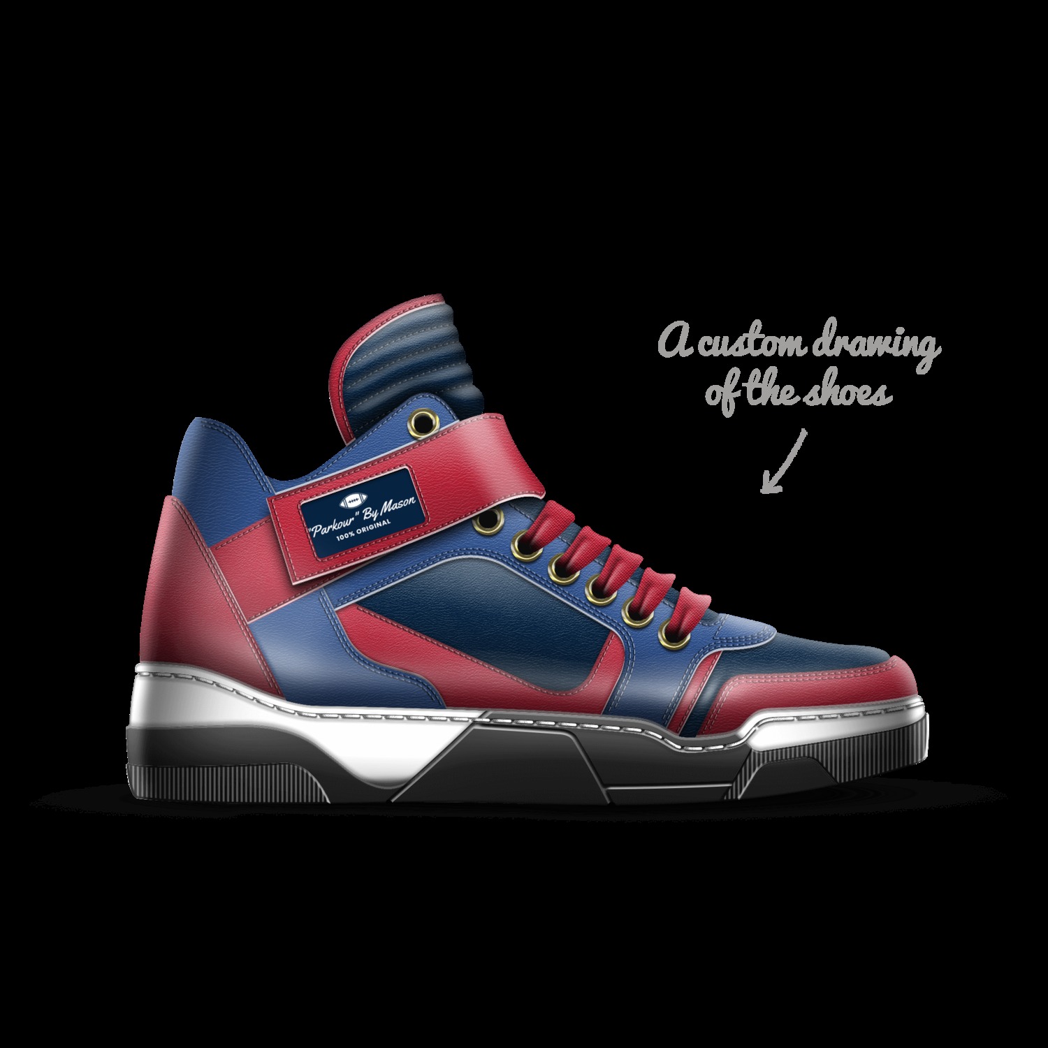 Parkour A Custom Shoe concept by Delia Inclan