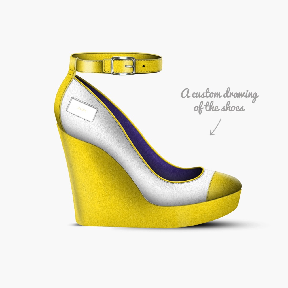 Maisie limited edition shoe Maisie artisan made in Italy shoes by Seven Waters