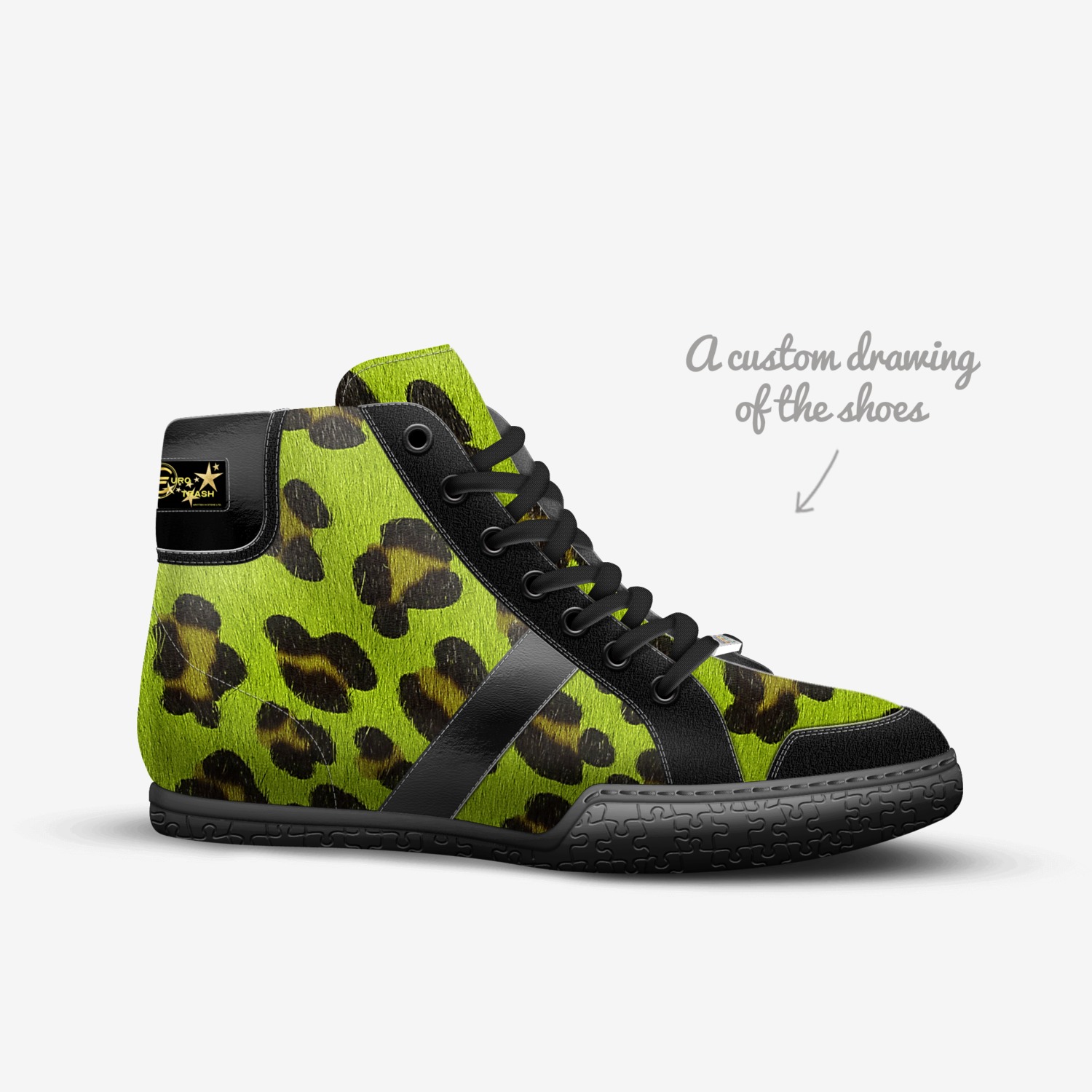EUROTRASHYB-BALL custom made in Italy shoes by Kevin Marron | Sketch view