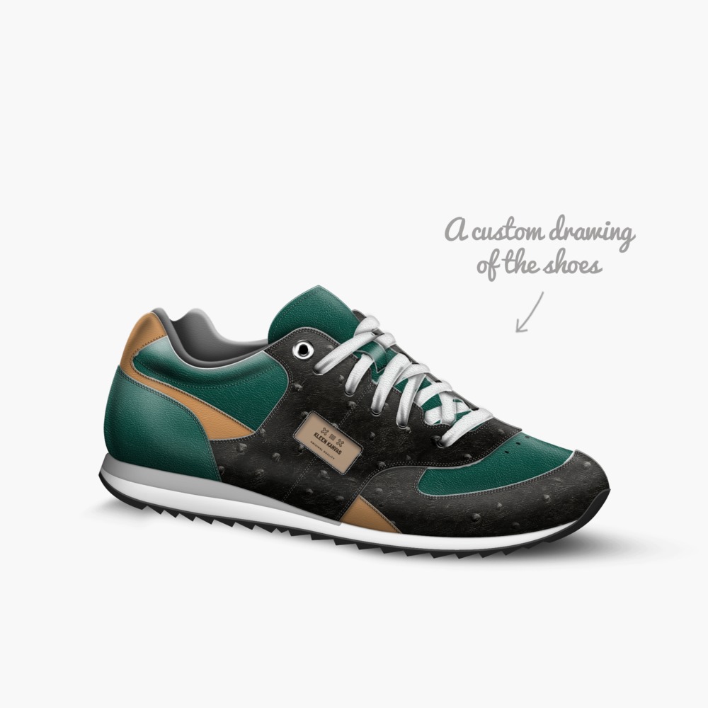Kleen kanvas limited edition shoe Kleen kanvas artisan made in Italy shoes by Kendell Bowens