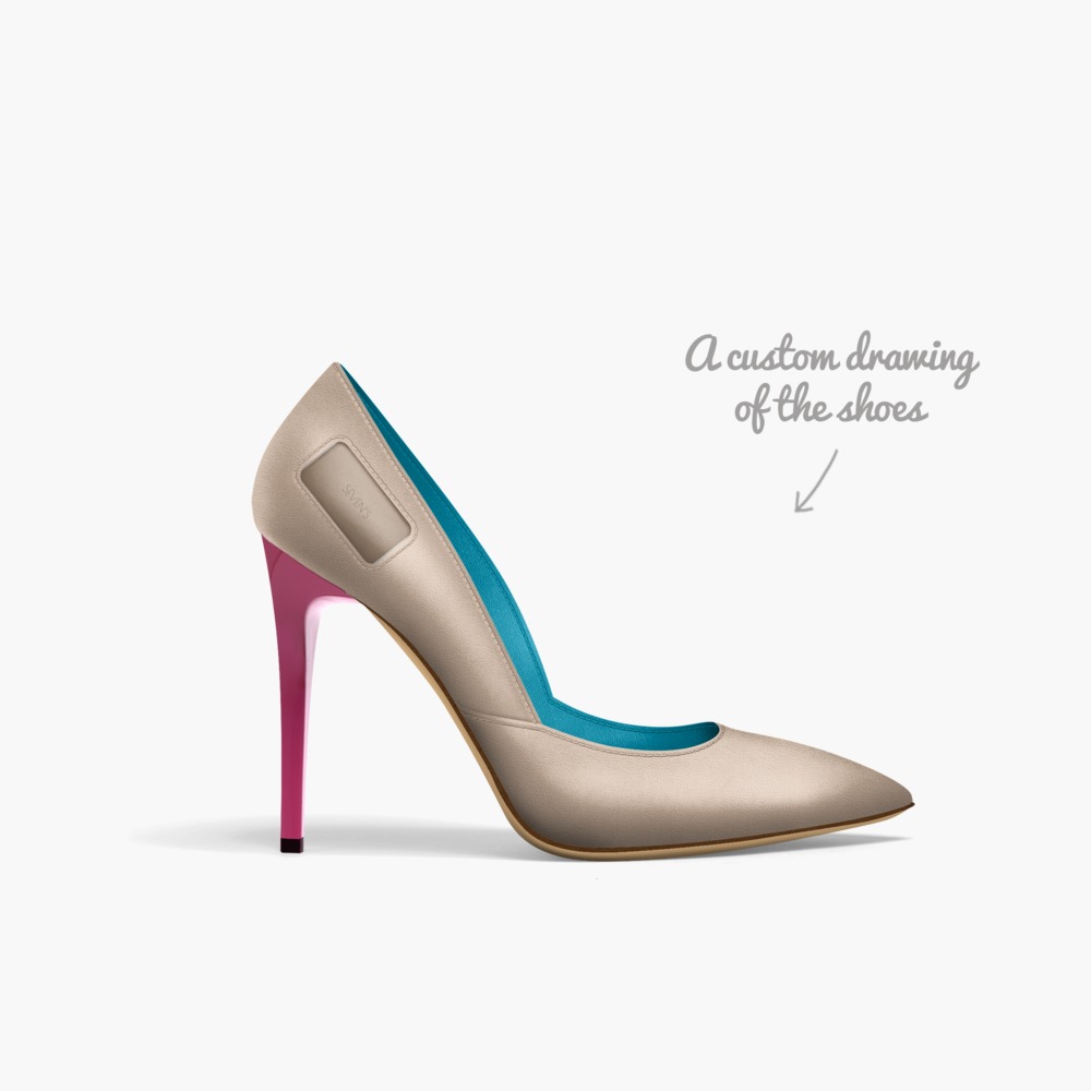 Siobhan limited edition shoe Siobhan artisan made in Italy shoes by Seven Waters