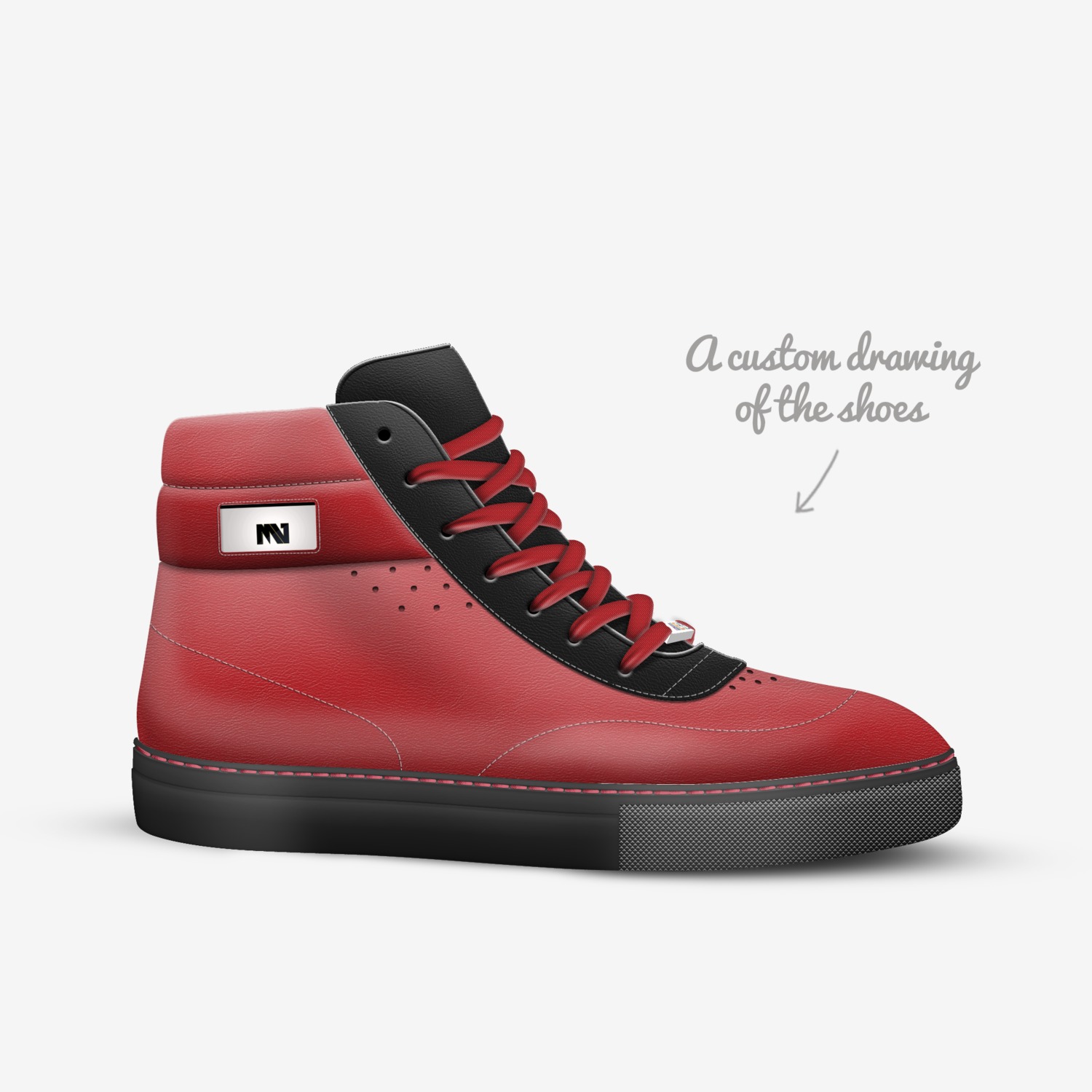 MO VLOGS custom made in Italy shoes by Ap Ap | Sketch view