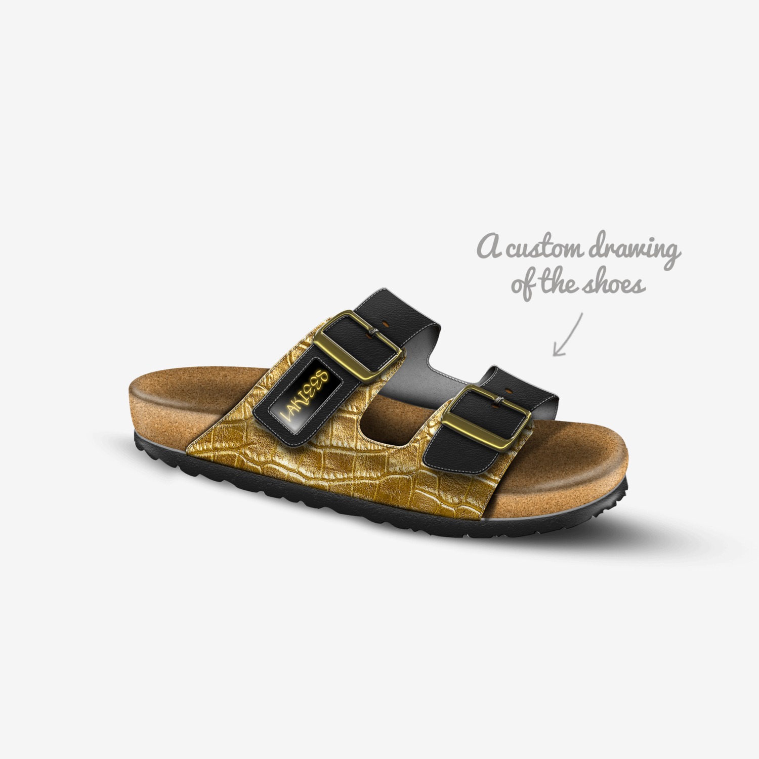 Lakiees SP8 custom made in Italy shoes by Shawn Whitlow | Sketch view
