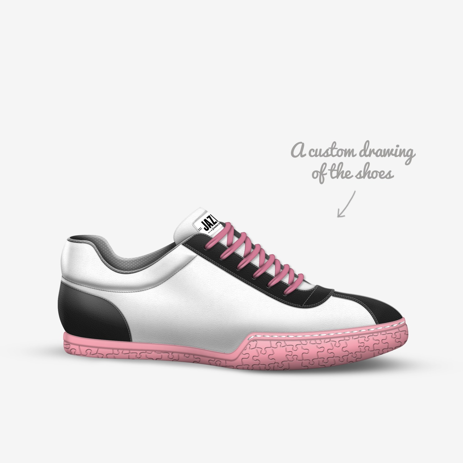 JAZMA custom made in Italy shoes by Agency Aliveshoes | Sketch view