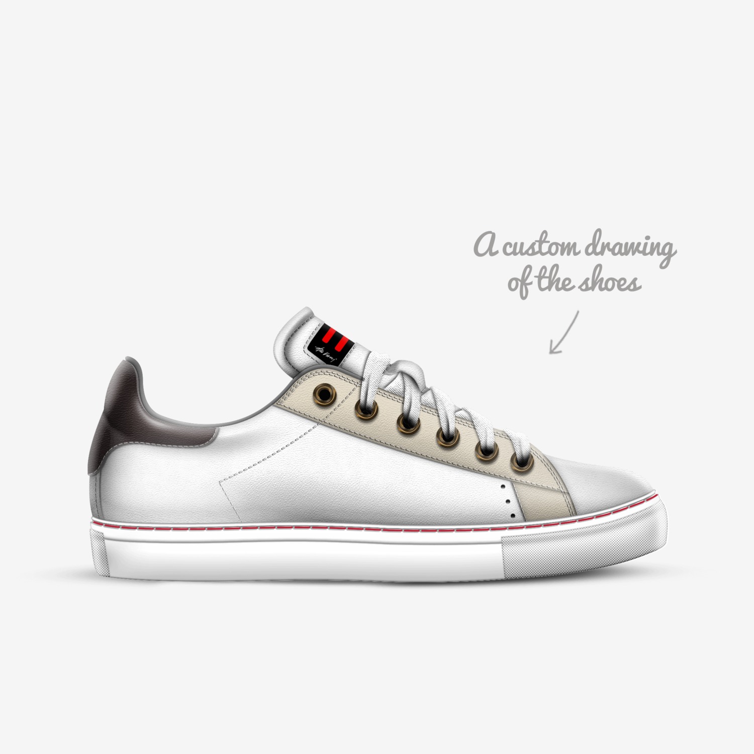 DapperBoi❤️ S25 custom made in Italy shoes by NiK Kacy Footwear | Sketch view