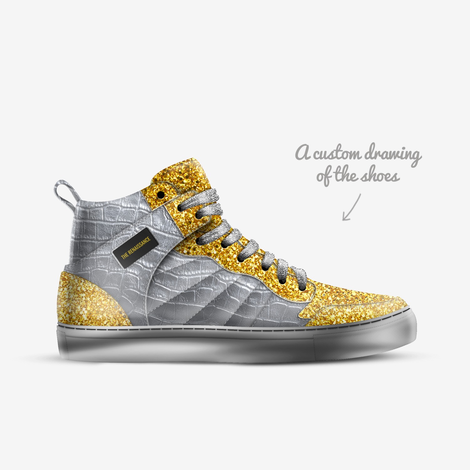 THE RENAISSANCE custom made in Italy shoes by Patrice Tankard | Sketch view