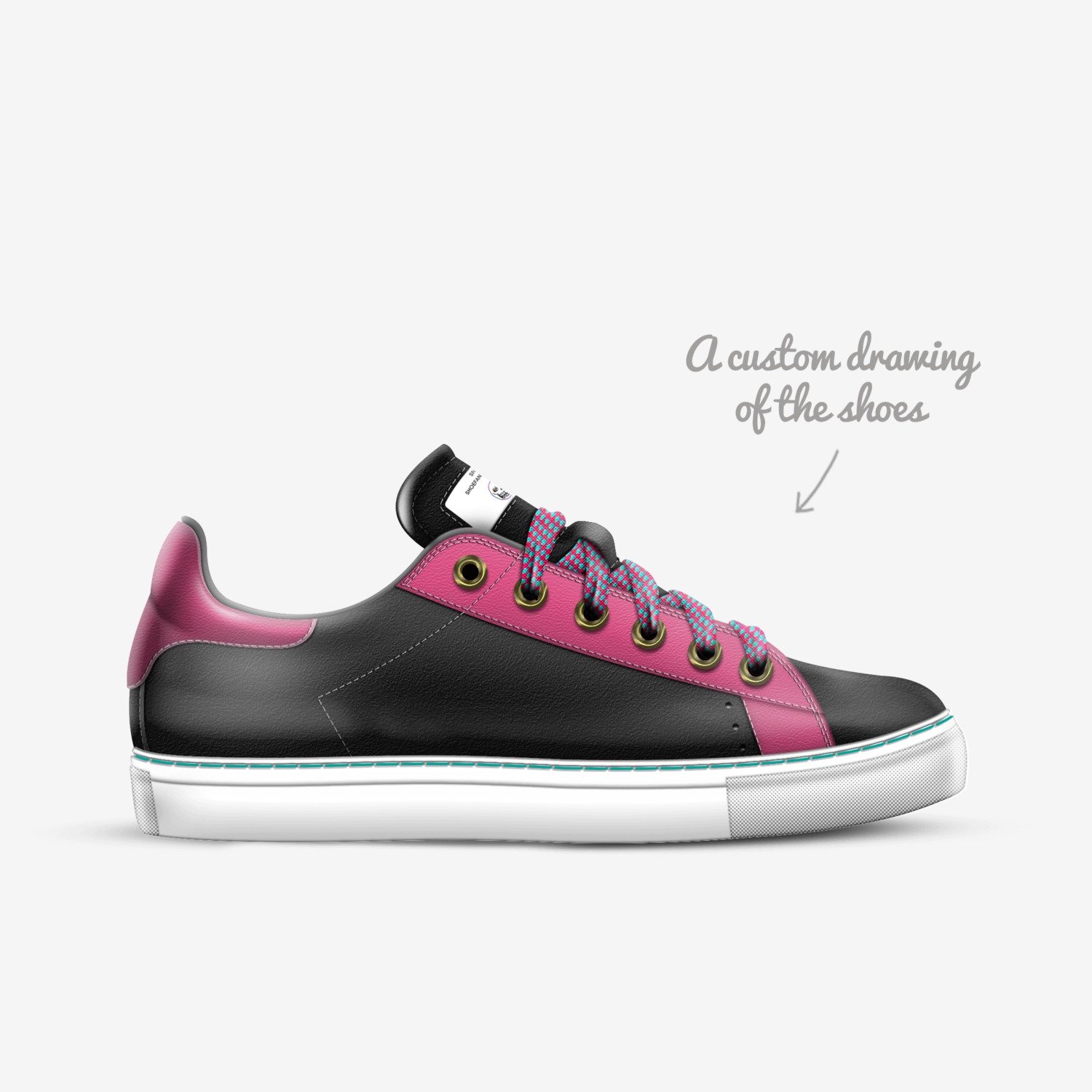 Sfa's  custom made in Italy shoes by Johnny Huewitt | Sketch view