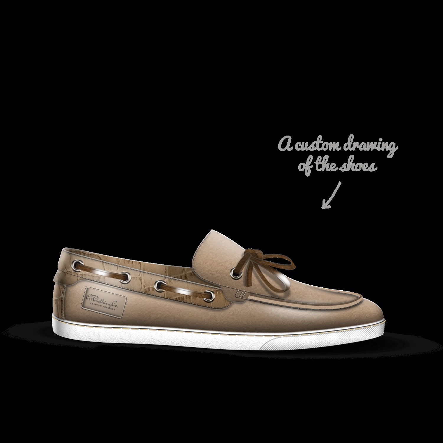 Custom boat shoes on sale