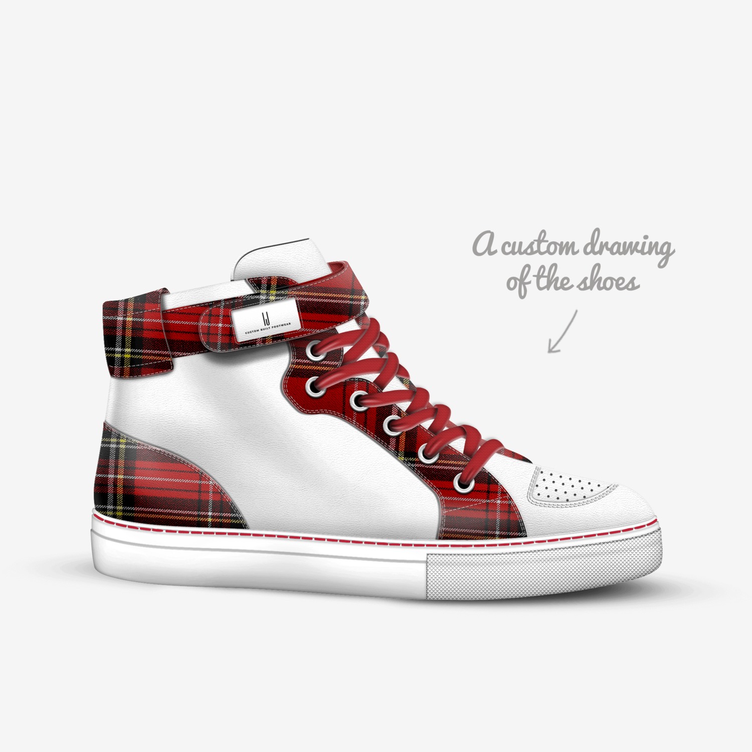 IJ-1(Flan) custom made in Italy shoes by Ij Shoe | Sketch view