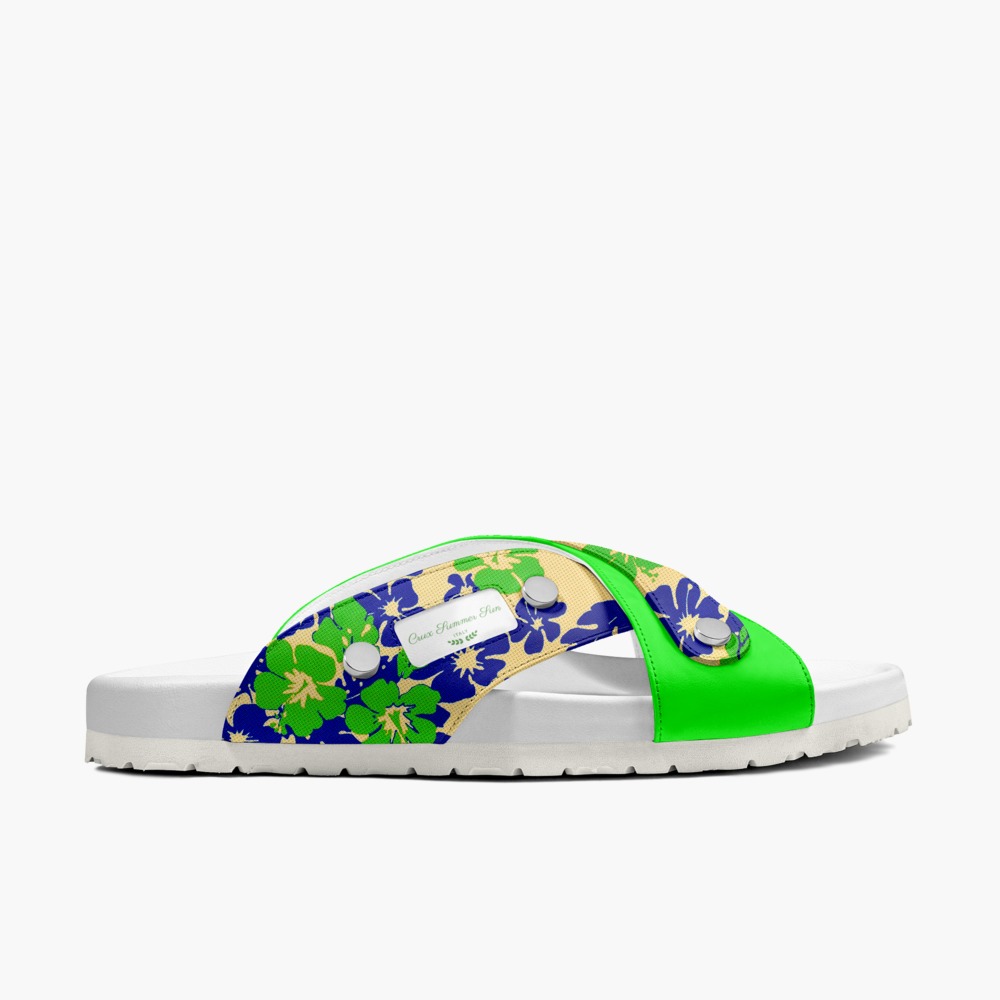 Crux Summer Sun limited edition shoe Crux Summer Sun artisan made in Italy shoes by Terrence Degree