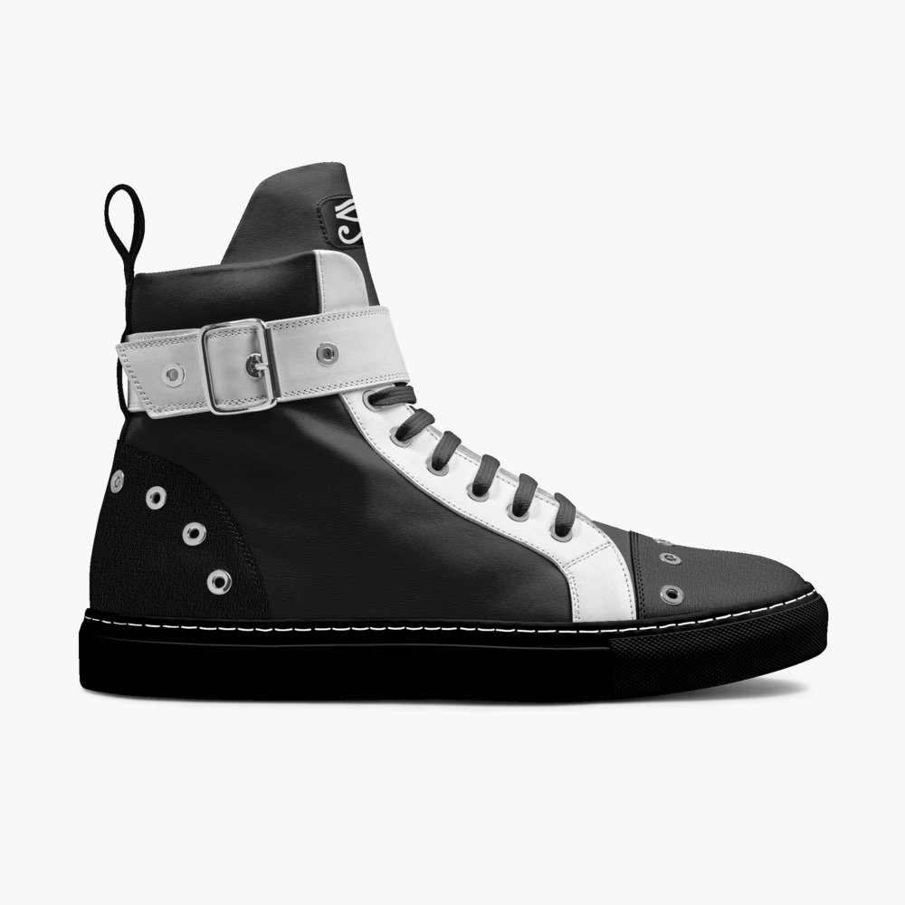 Satan black  artisan made in Italy shoes by El Ro Al