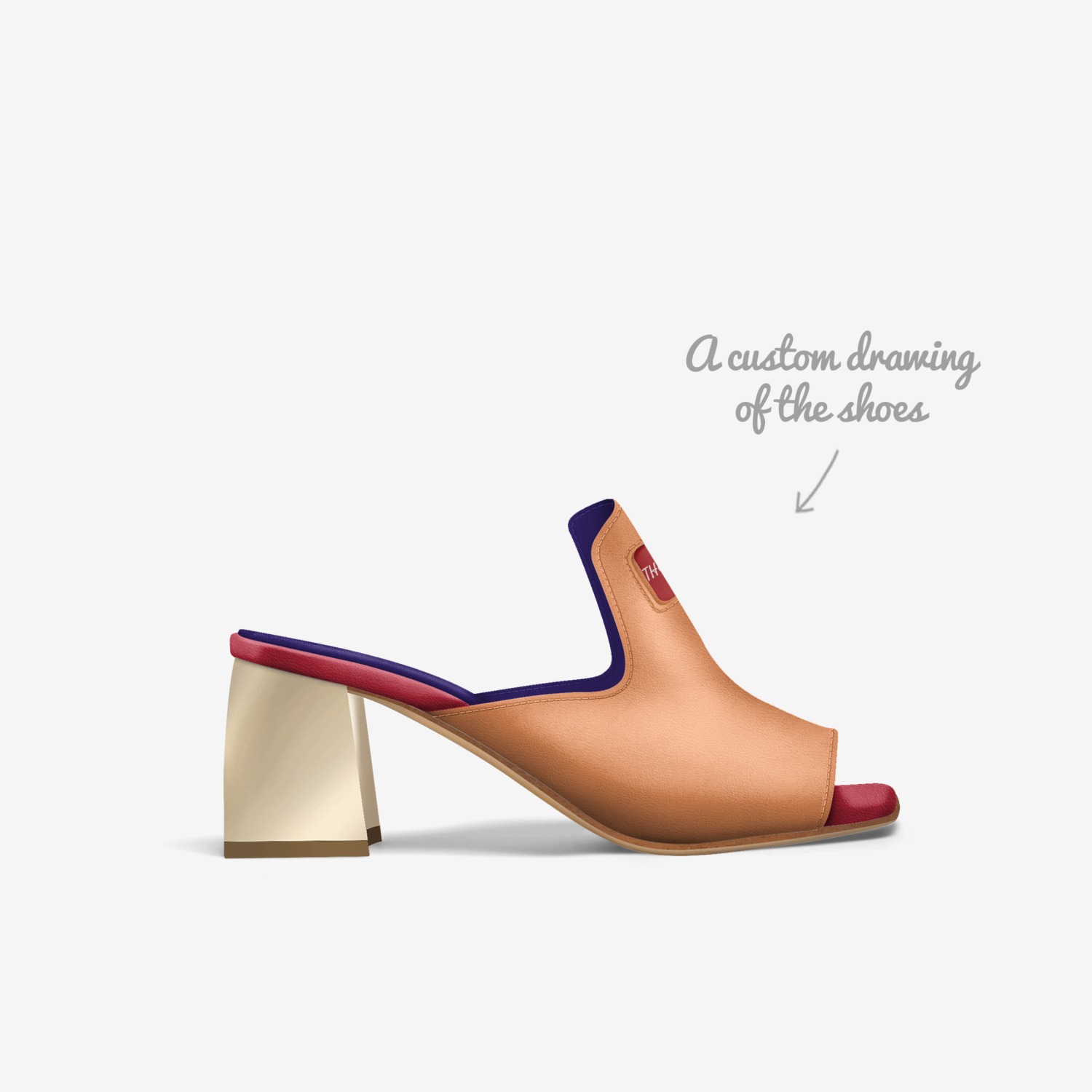 THiRD GEAR   FiZAL custom made in Italy shoes by David Mitchell | Sketch view