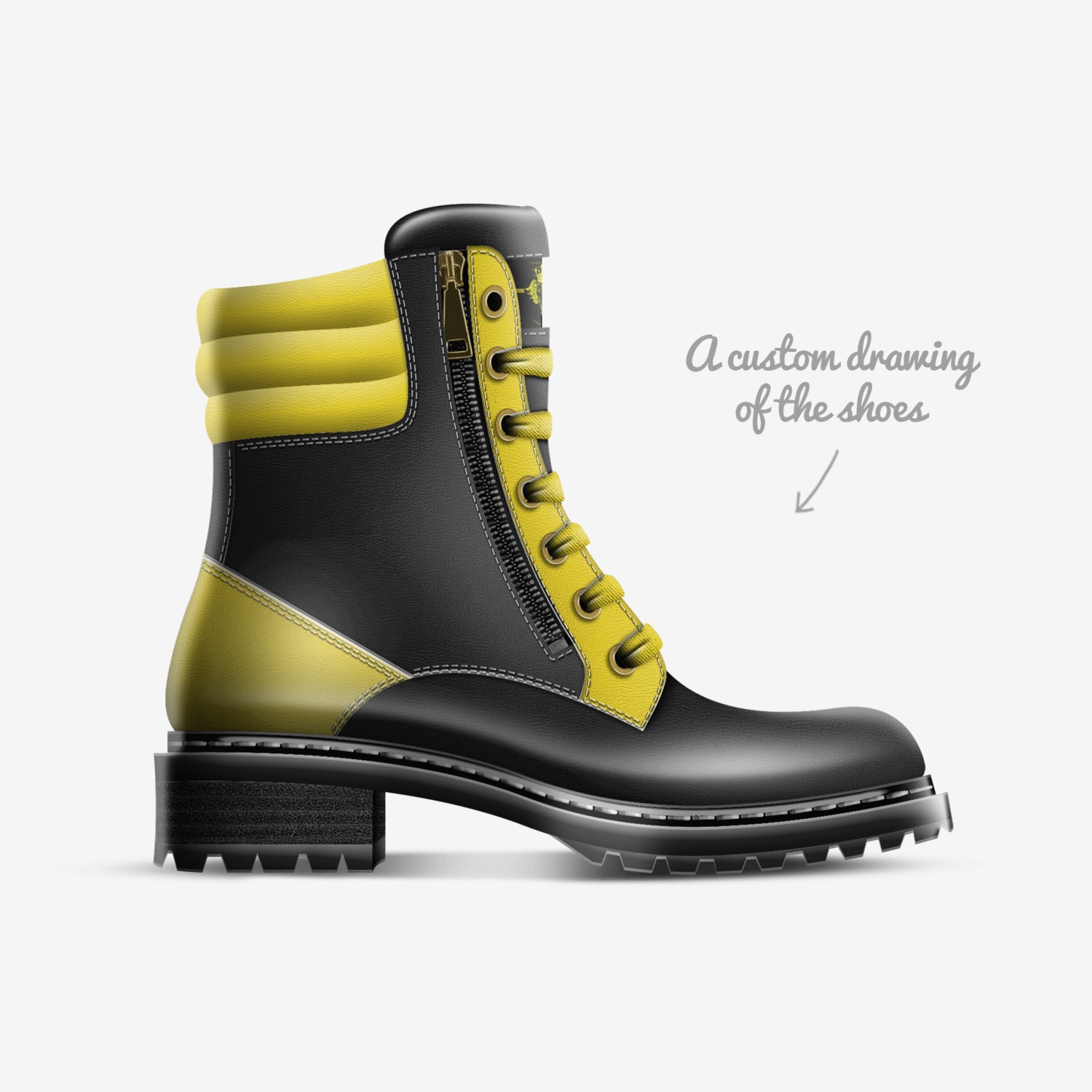 QUEEN LIONEX BOOS custom made in Italy shoes by Franklin Harris Jr | Sketch view