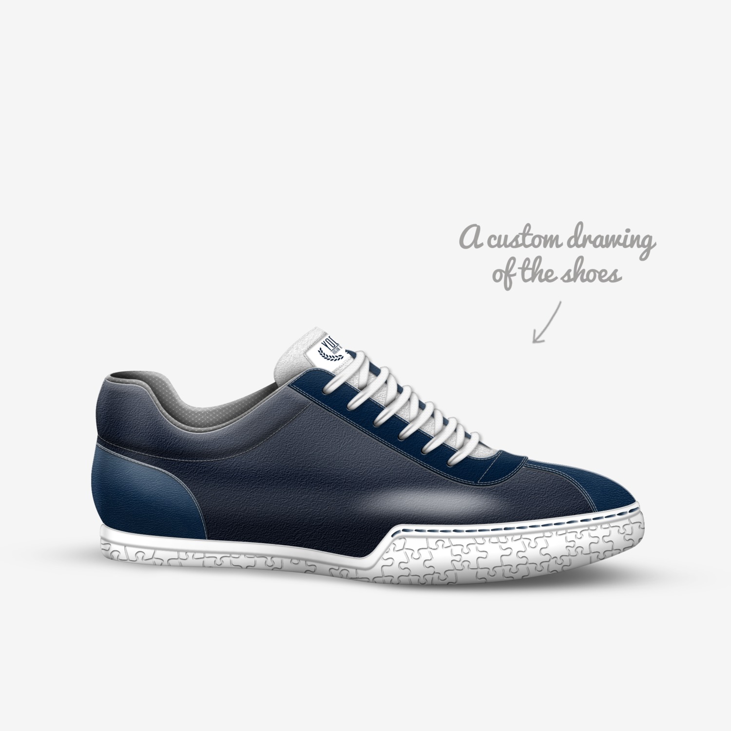 YODI_agency custom made in Italy shoes by Agency Aliveshoes | Sketch view