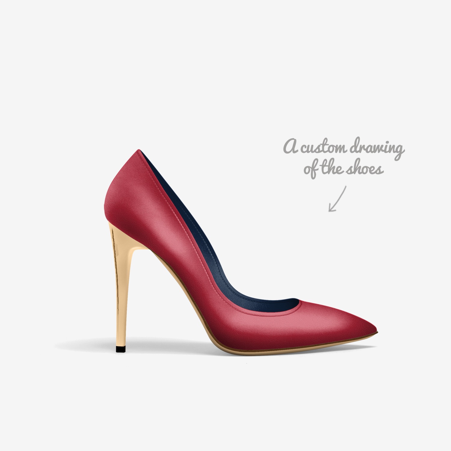 THE G MYTHZ custom made in Italy shoes by M. B. Meyer | Sketch view