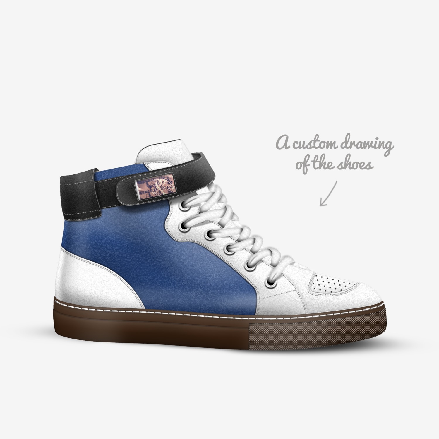marks custom made in Italy shoes by Artyk Marka | Sketch view