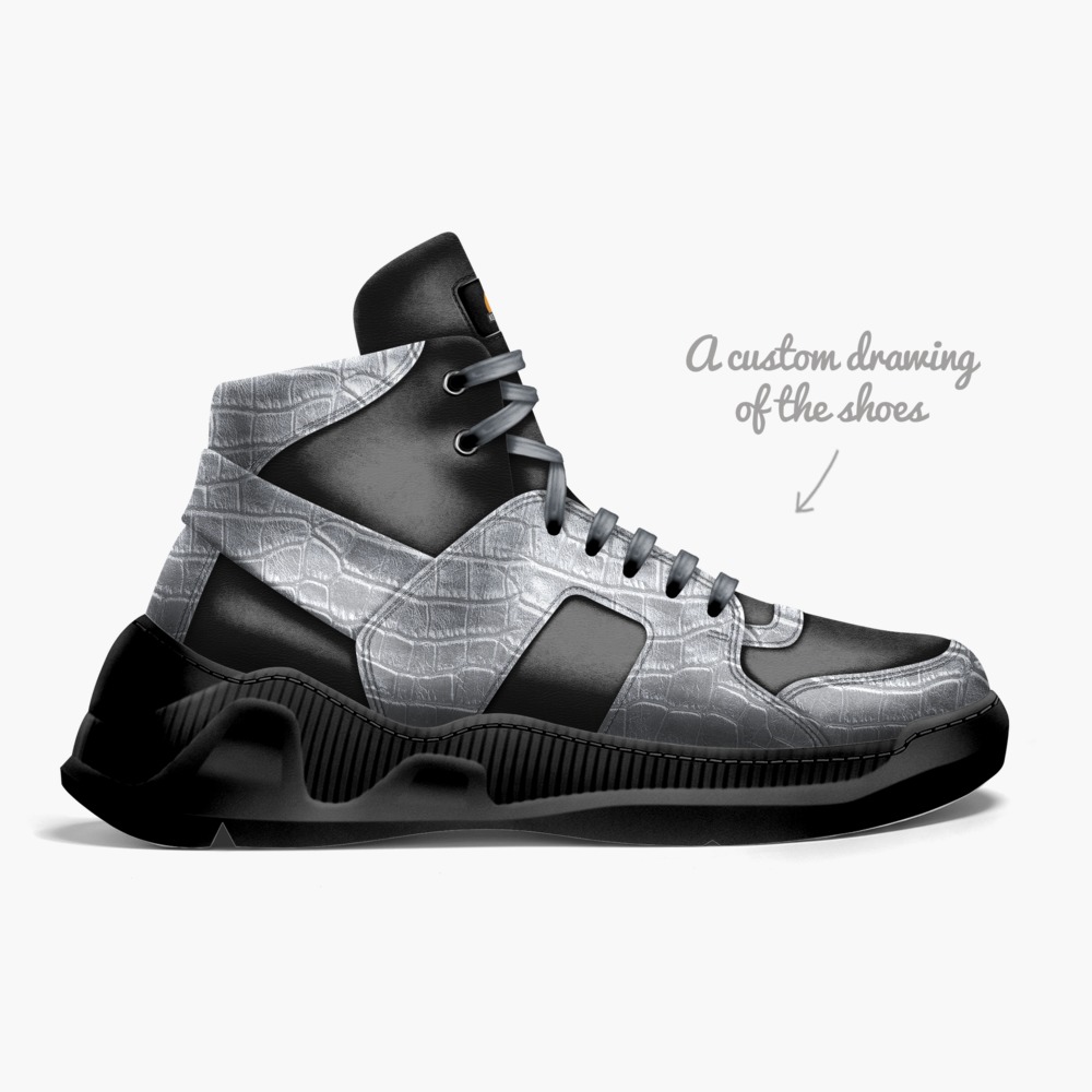 KEEP F HUSTLING  artisan made in Italy shoes by Rasheed Shepard