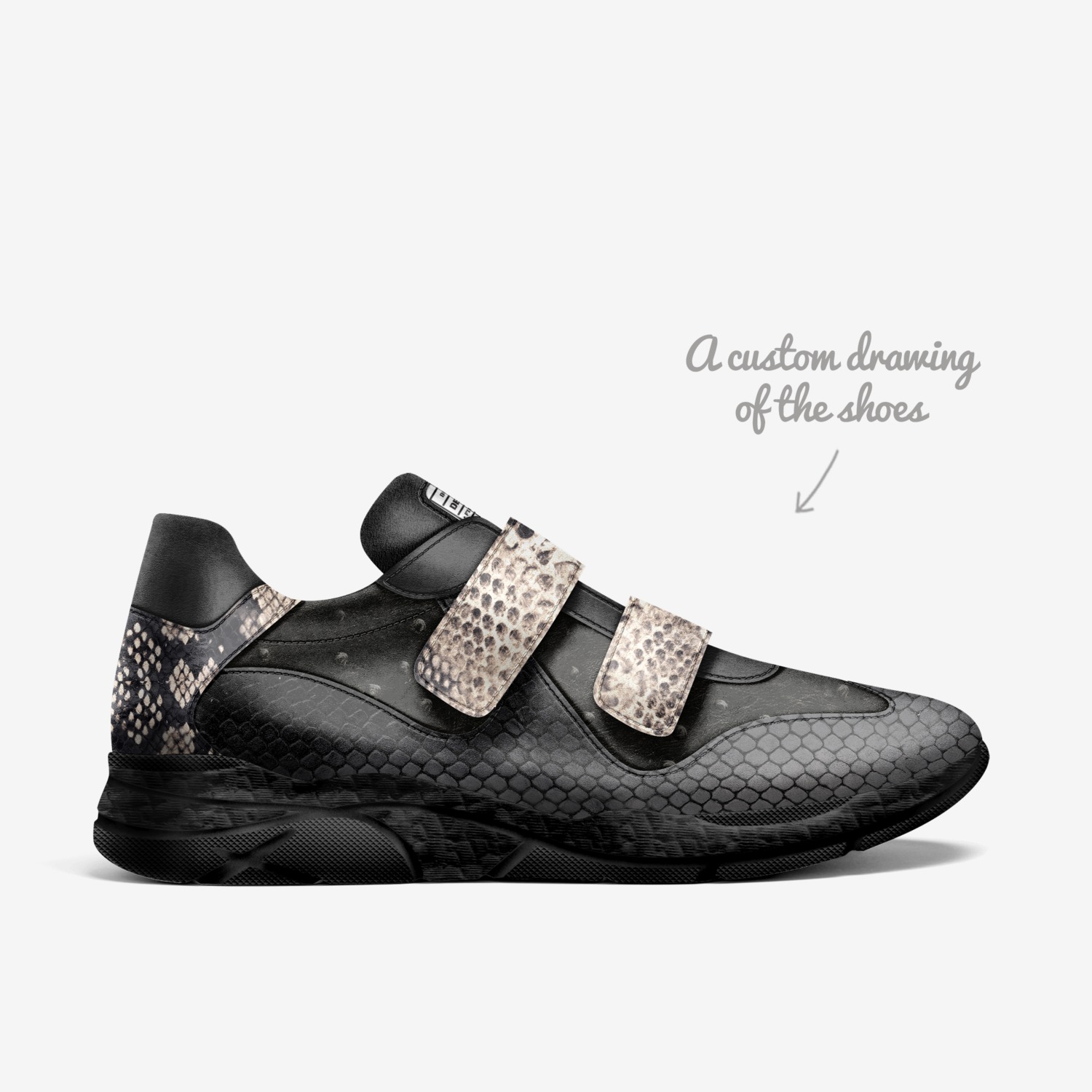 DESTROYER CLUB custom made in Italy shoes by Redstar Mafia | Sketch view