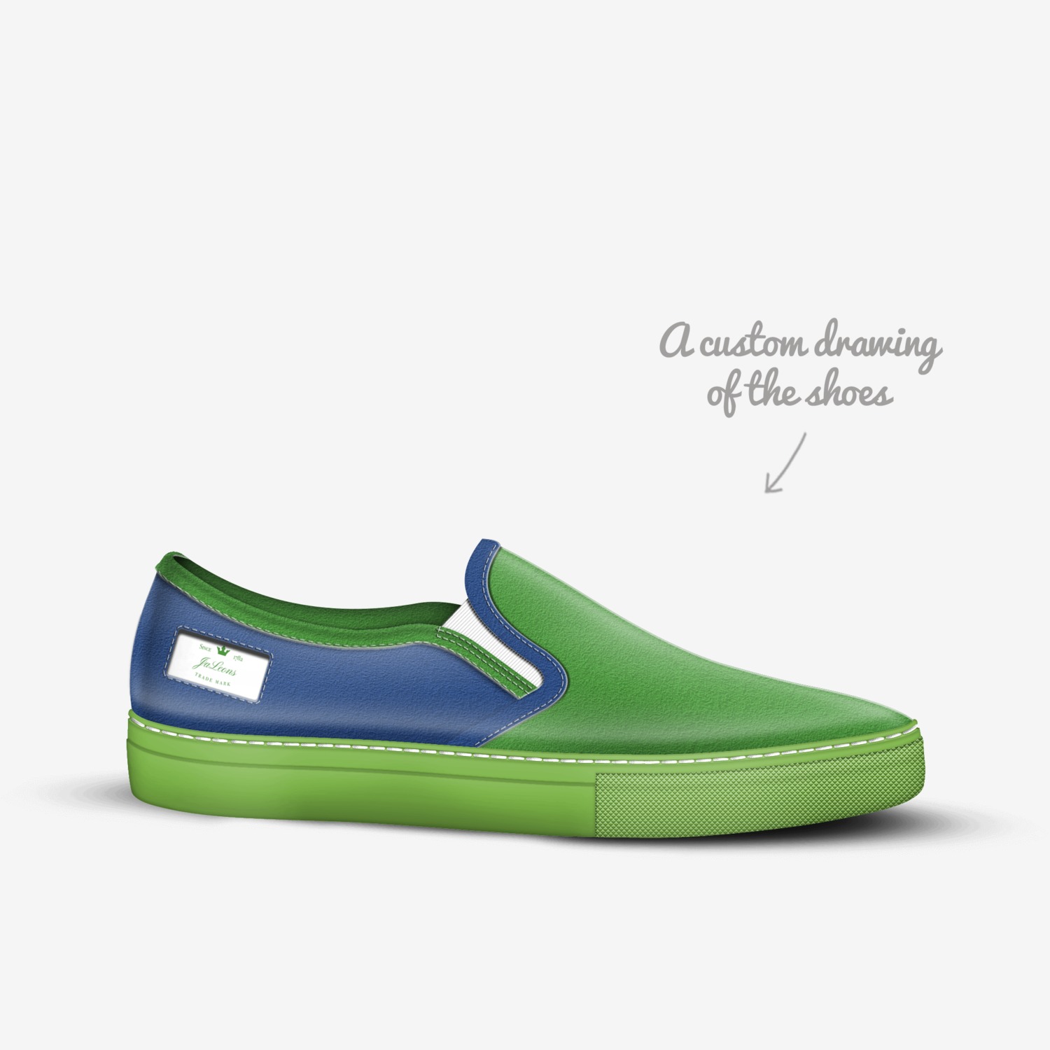 JaLeonzShoez custom made in Italy shoes by Julia H.m. | Sketch view