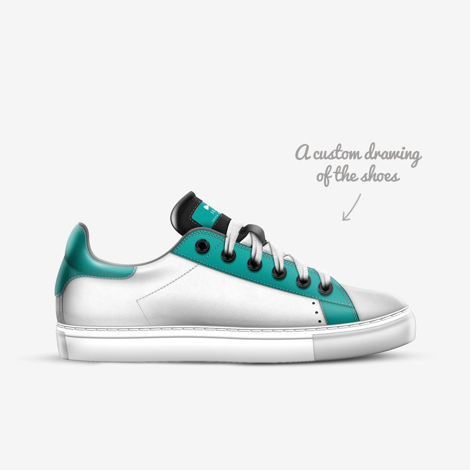H4H custom made in Italy shoes by Hazeleigh Wages | Sketch view
