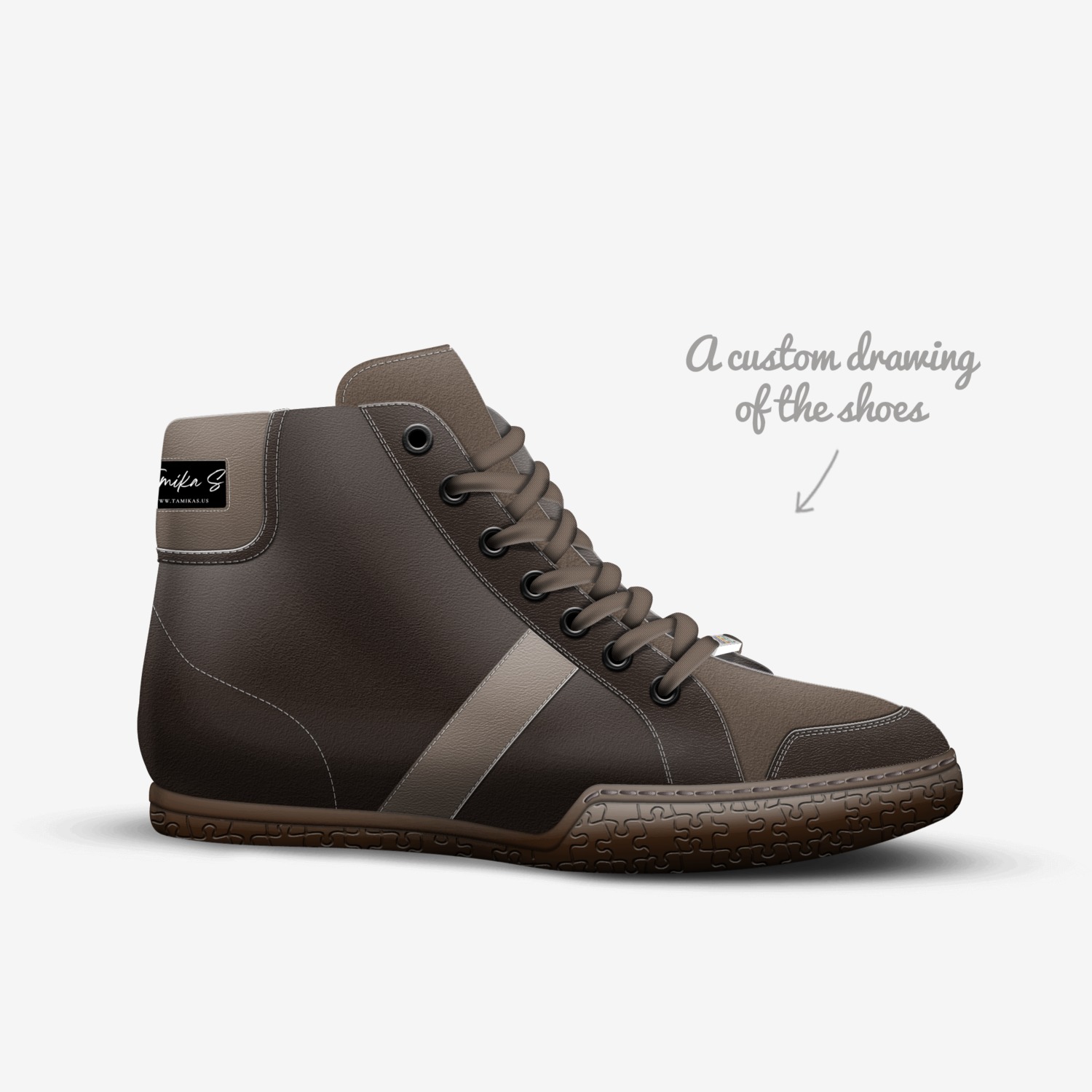 Jazz Café  custom made in Italy shoes by Tamika S | Sketch view
