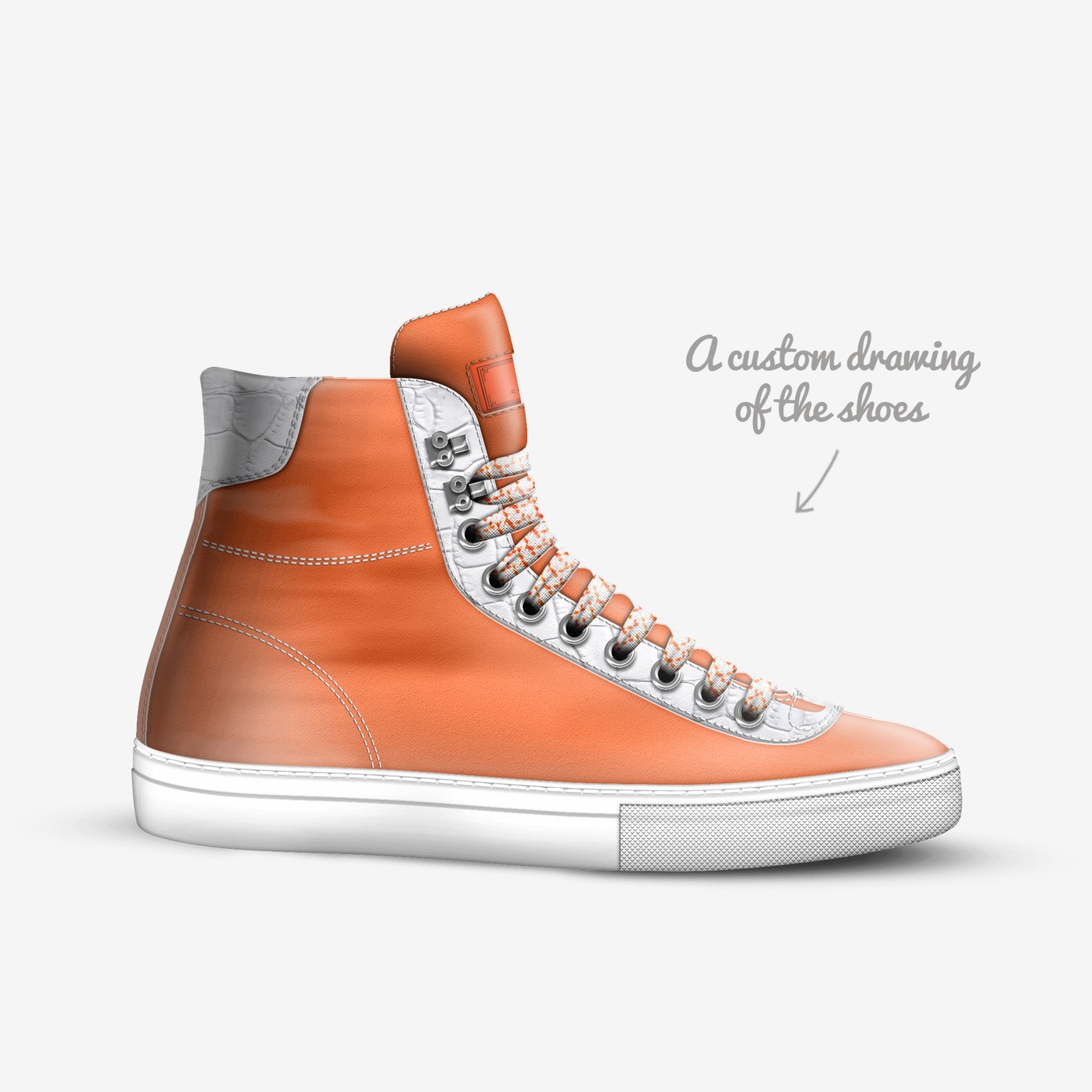 Razza custom made in Italy shoes by Rich King | Sketch view