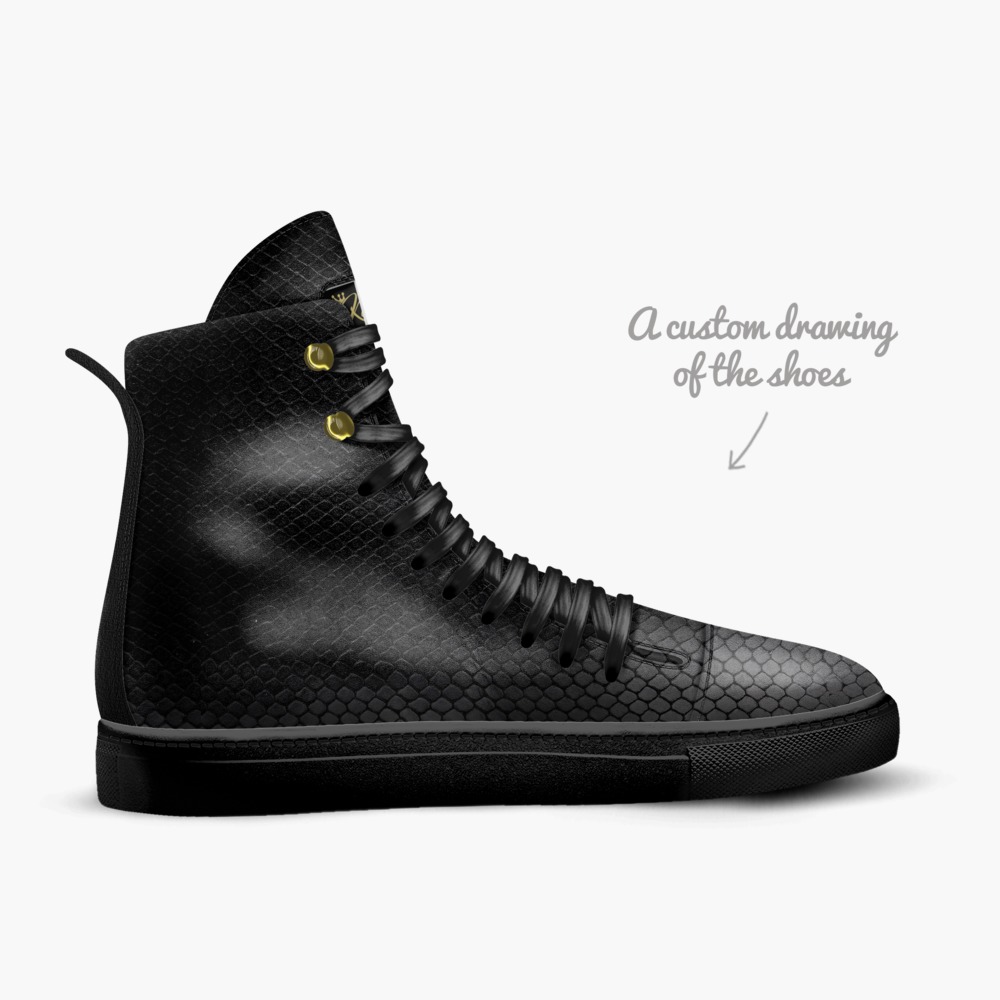 Highrollerz Luxe B limited edition shoe Highrollerz Luxe B artisan made in Italy shoes by Kevin Collection