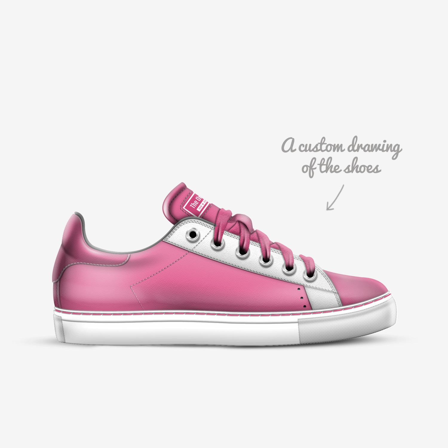 The Original custom made in Italy shoes by Rich King | Sketch view