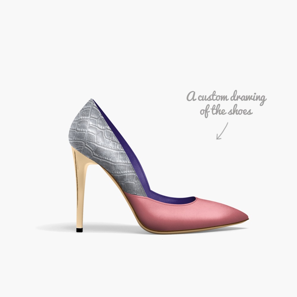 NadiaMonae-Grace limited edition shoe NadiaMonae-Grace artisan made in Italy shoes by Nadia Monae