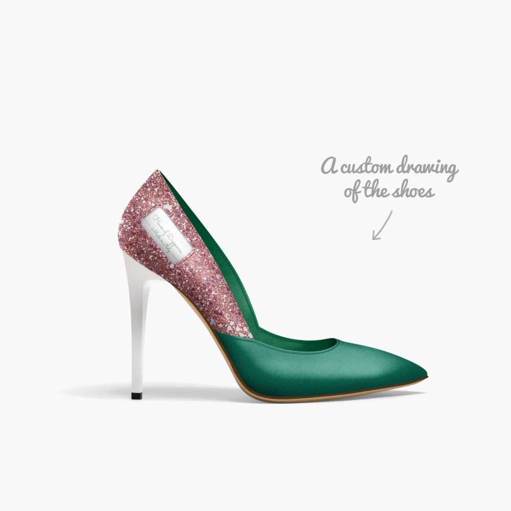 Luxe Rosé Cinq limited edition shoe Luxe Rosé Cinq artisan made in Italy shoes by Jonathan Ellison