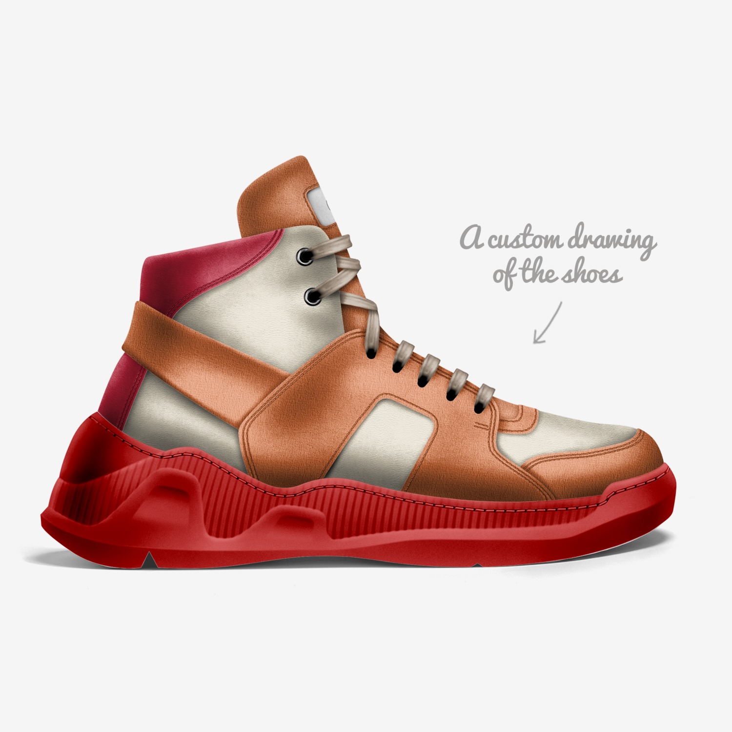 La Panda custom made in Italy shoes by La Panda | Sketch view