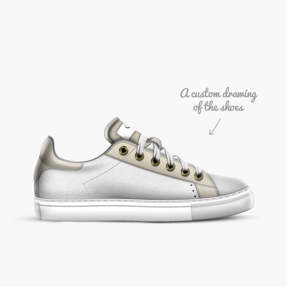 Simplicity Sneaker (Beige) limited edition shoe Simplicity Sneaker (Beige) artisan made in Italy shoes by Christian Soles Collection