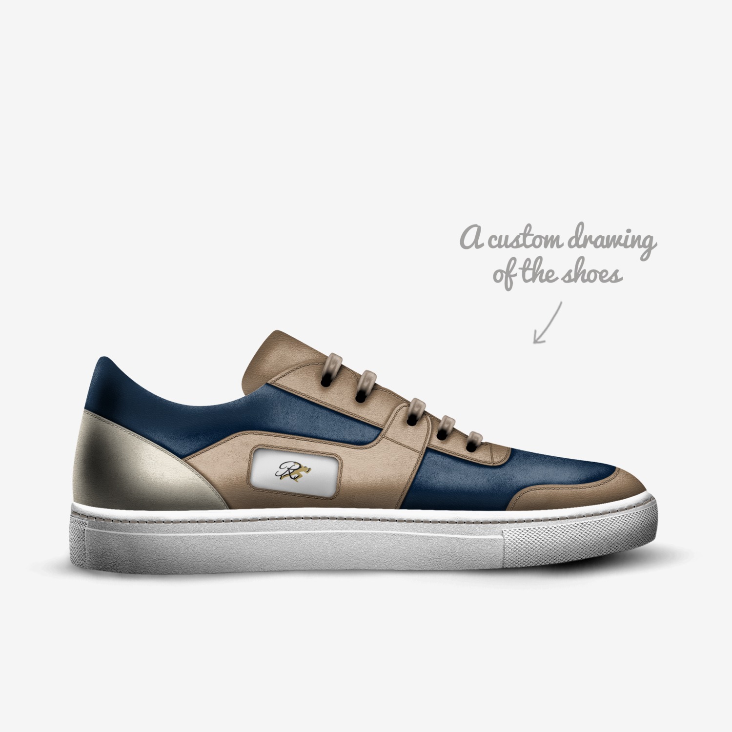Ravella custom made in Italy shoes by Tanya Sengar | Sketch view