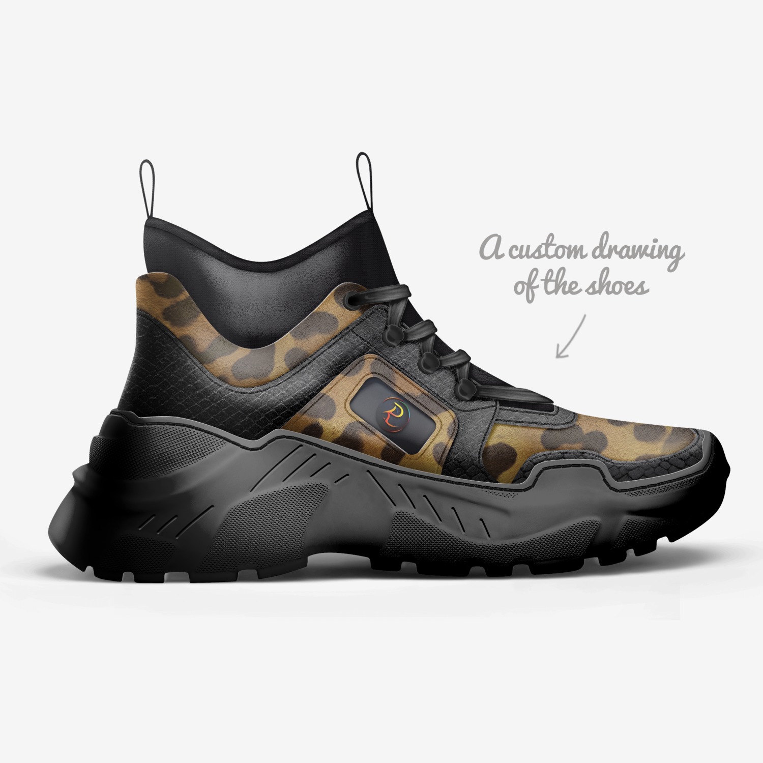 Razza custom made in Italy shoes by Rich King | Sketch view