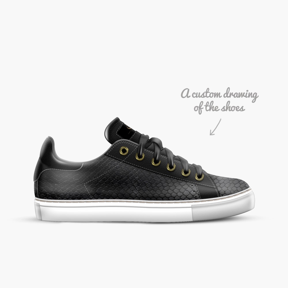 Simplicity Sneaker (Black) limited edition shoe Simplicity Sneaker (Black) artisan made in Italy shoes by Christian Soles Collection
