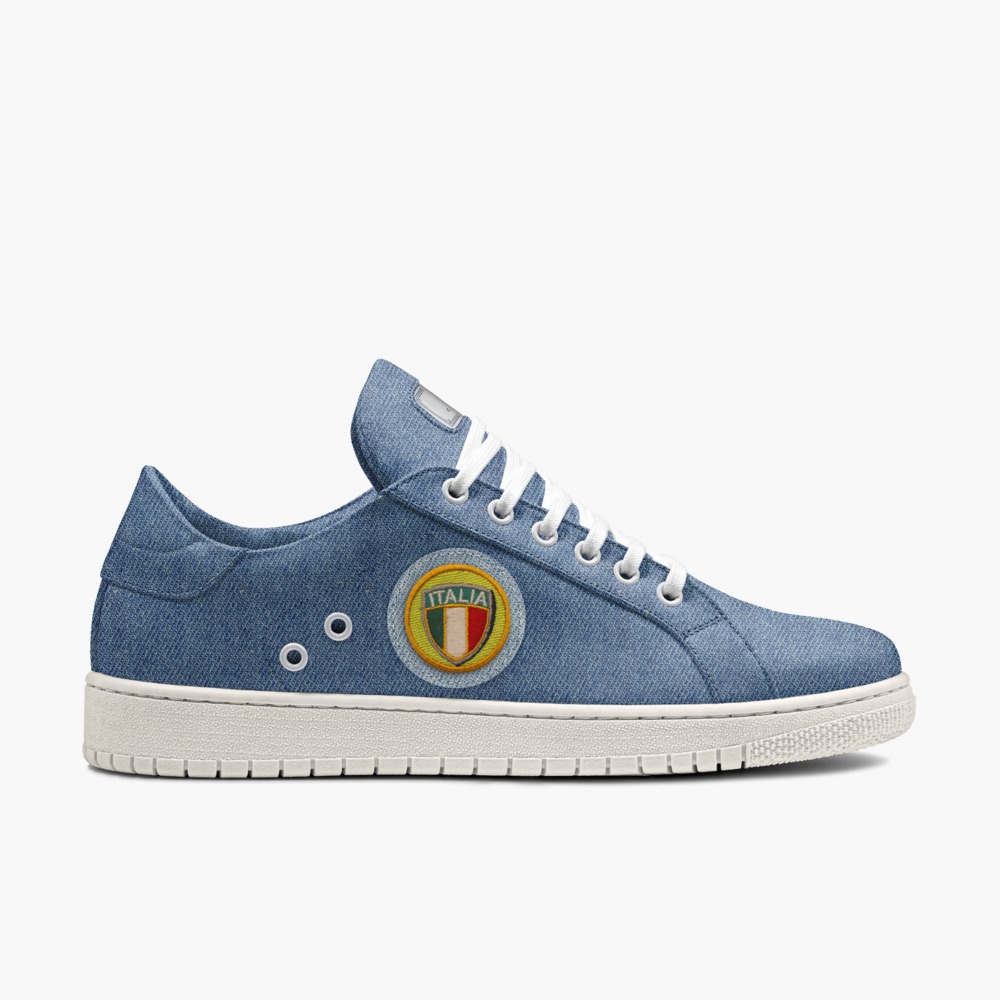 ITALIA DENIM 01 limited edition shoe ITALIA DENIM 01 artisan made in Italy shoes by Duvall Daniels