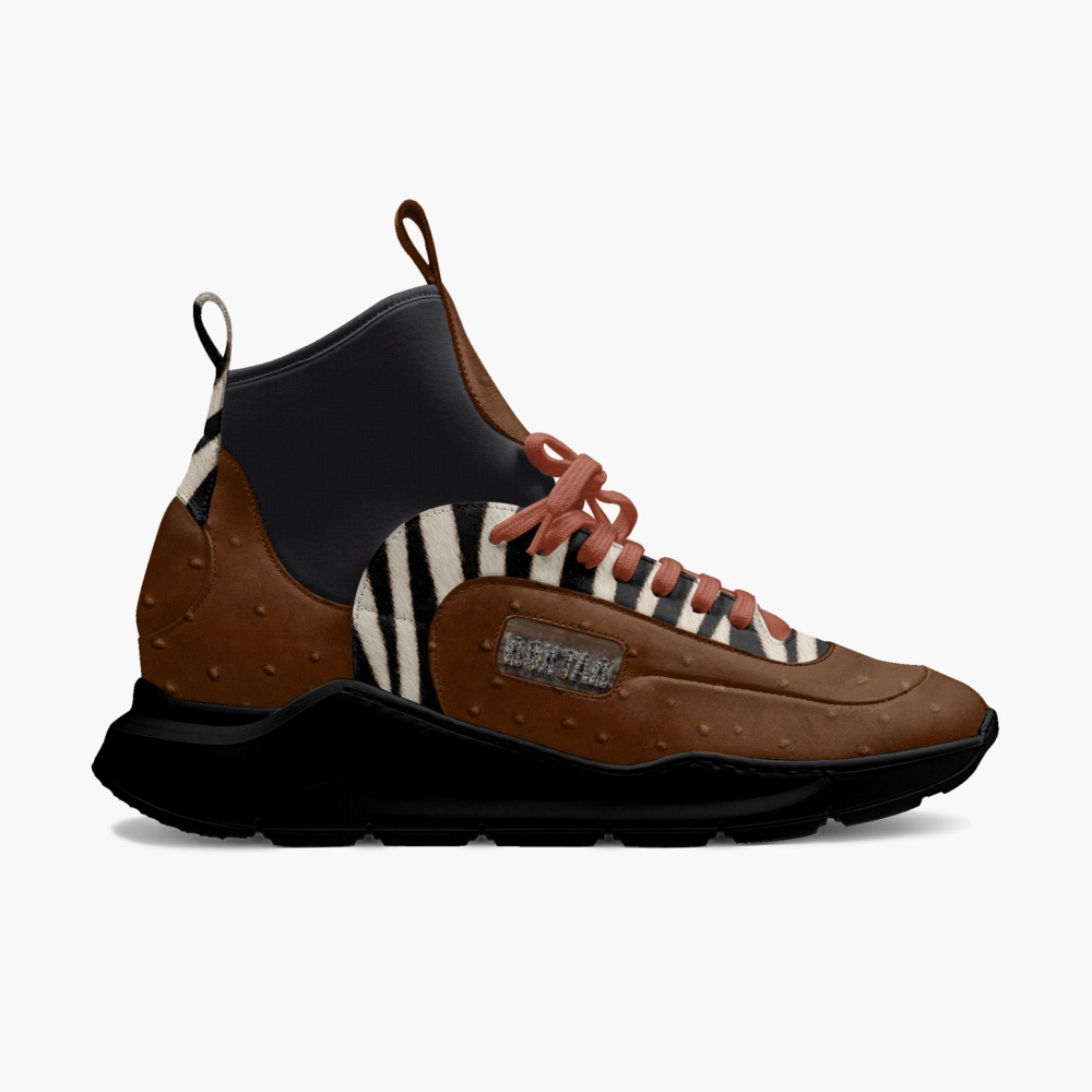 Luxe Sock Trainer  artisan made in Italy shoes by Glass Felix