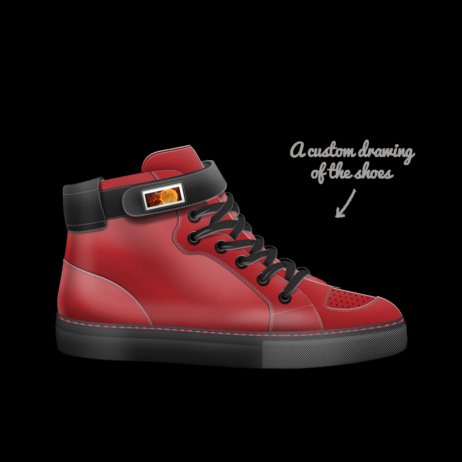 B ball shoes top