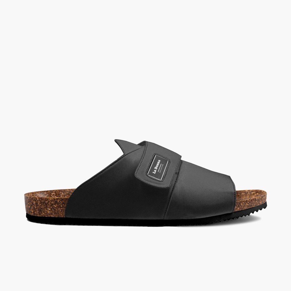 Black Sandals limited edition shoe Black Sandals artisan made in Italy shoes by Donna Sanders