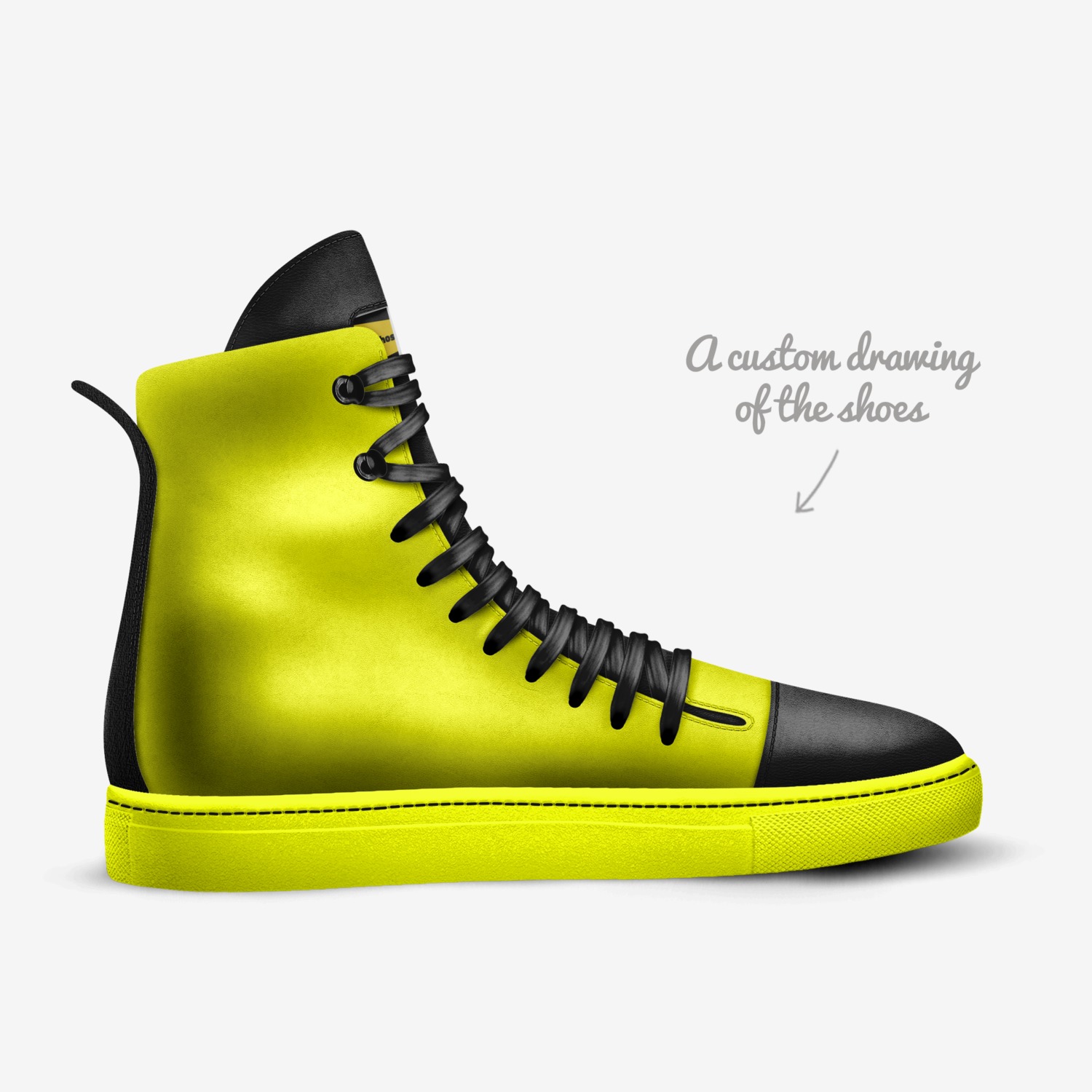 ghostmode custom made in Italy shoes by Frankie Robinson | Sketch view
