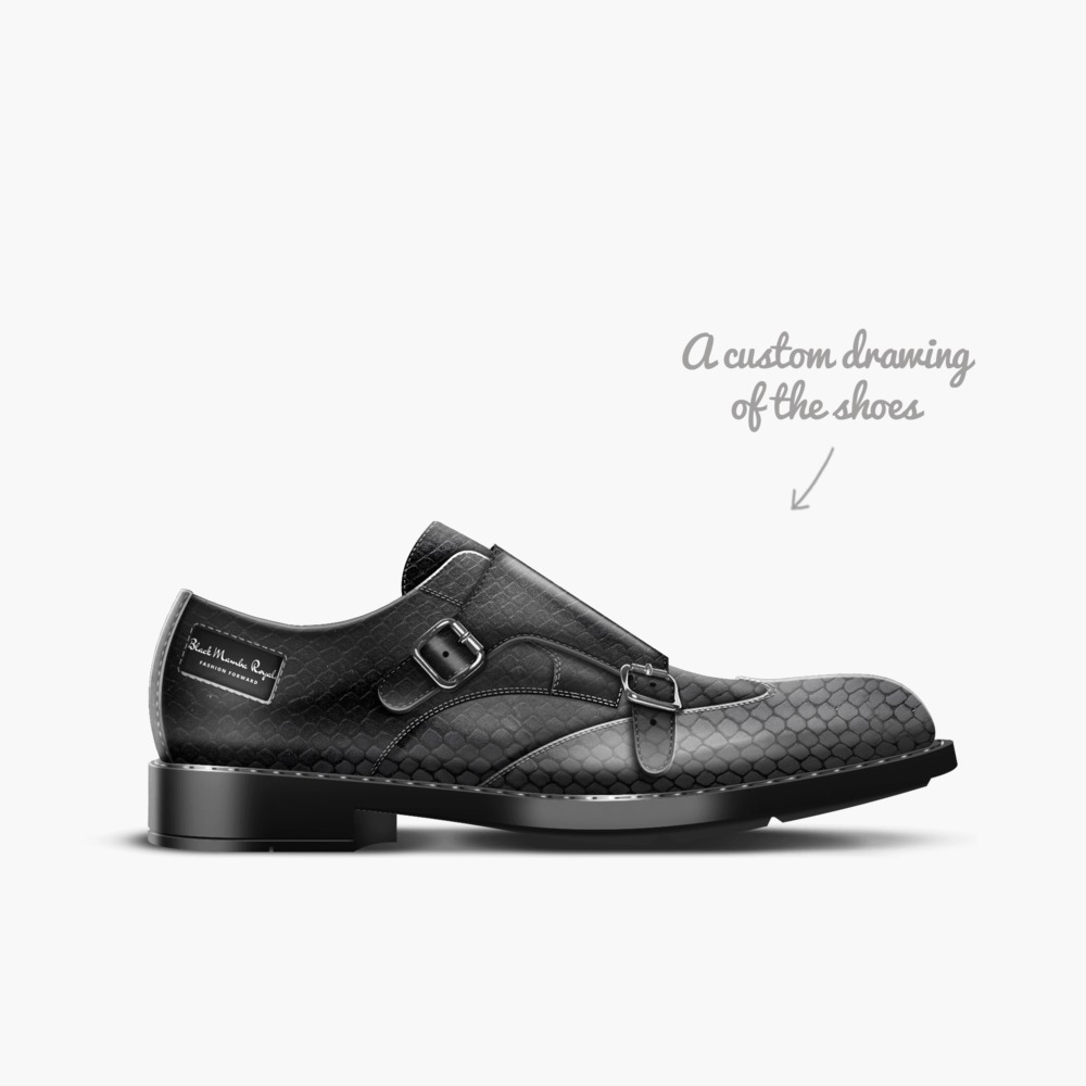 Black Mamba Royale limited edition shoe Black Mamba Royale artisan made in Italy shoes by Bullish Boutique