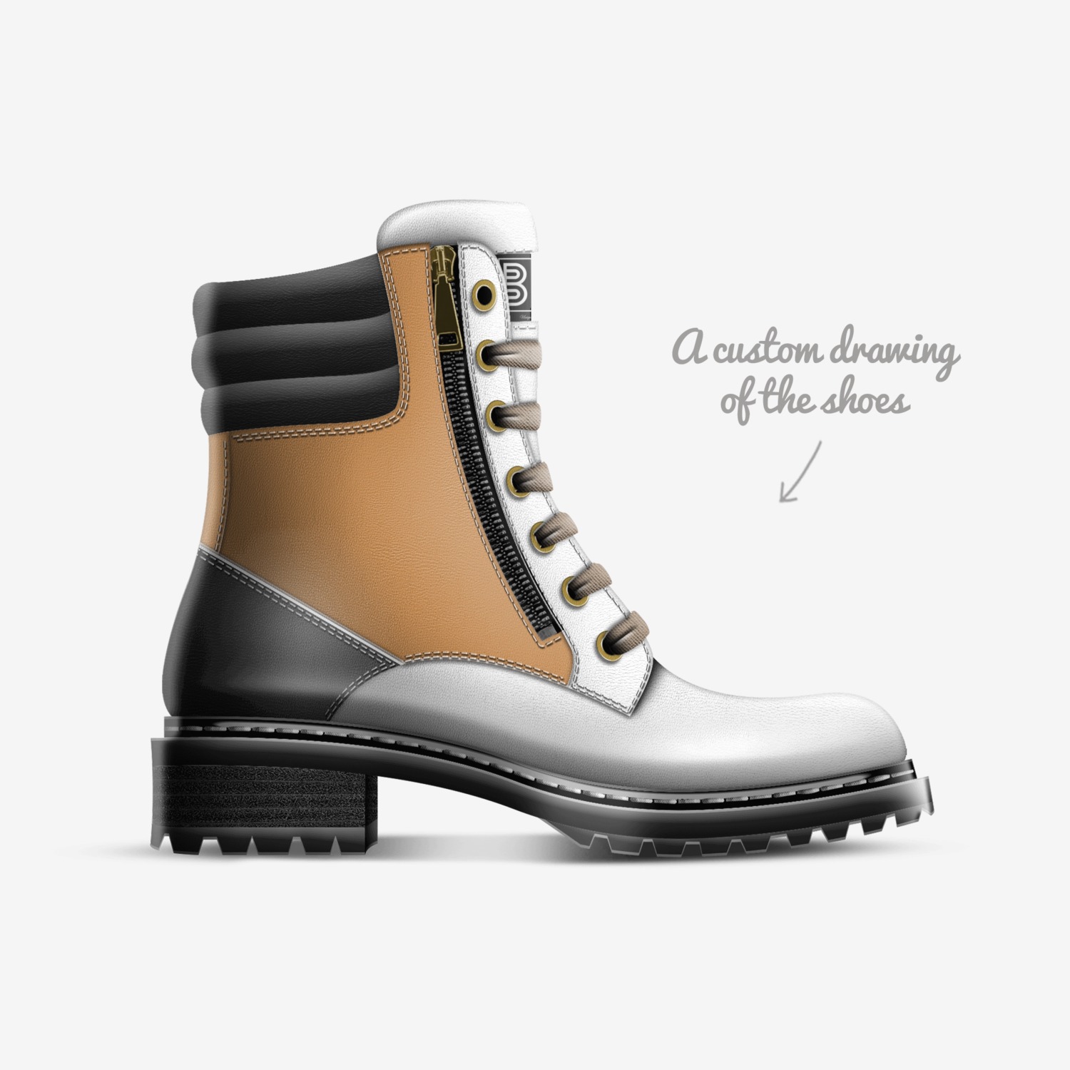 Steppin Out  Bold custom made in Italy shoes by L.j. Styles | Sketch view