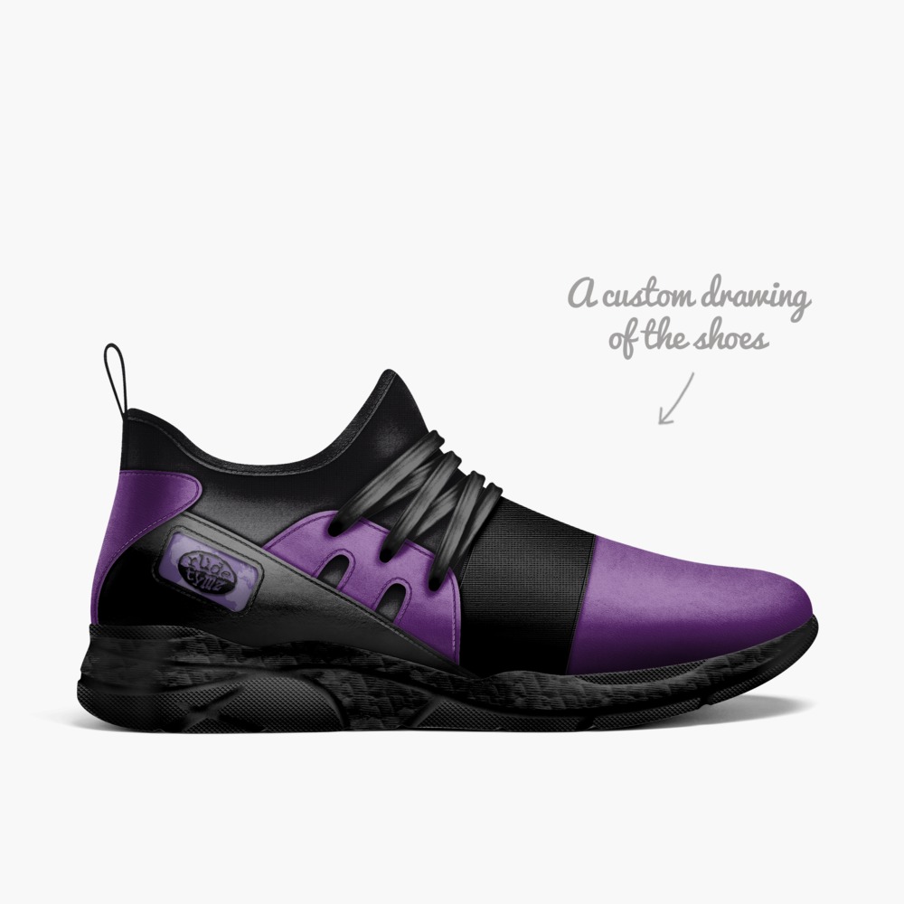 RT Purple Earth 1 artisan made in Italy shoes by Byron Burke Aka Popâ Ur-mää